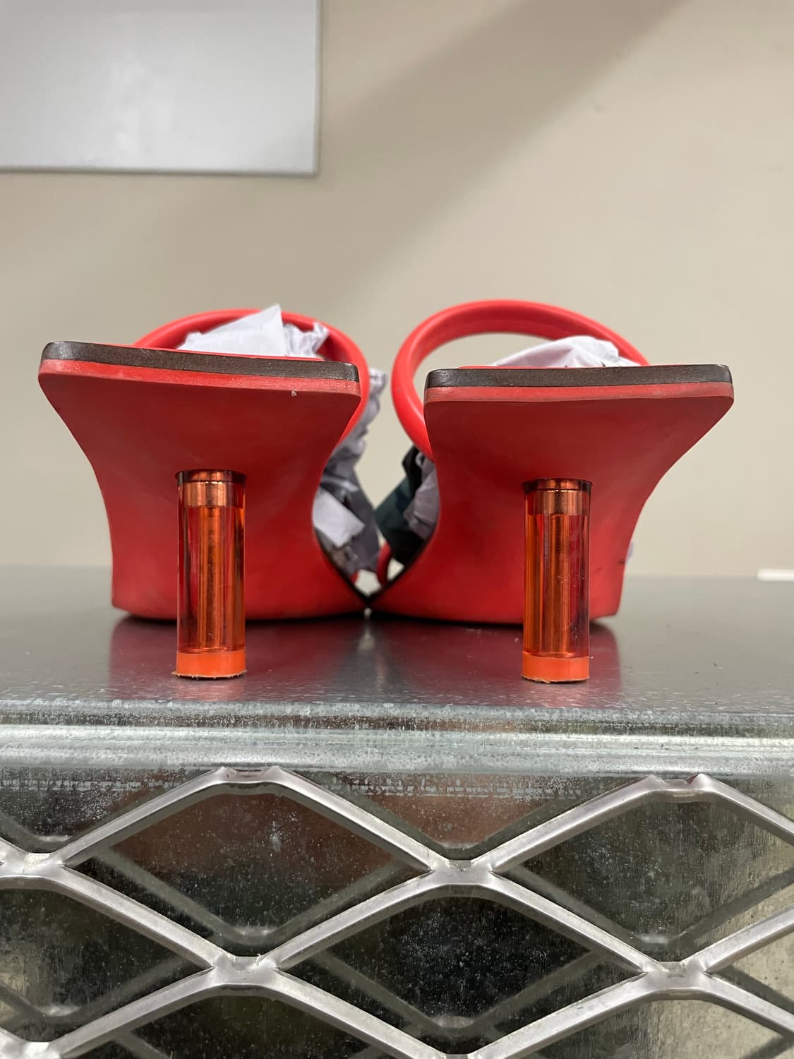 찰스앤키스 스트랩 샌들 레드 39 상품이미지3