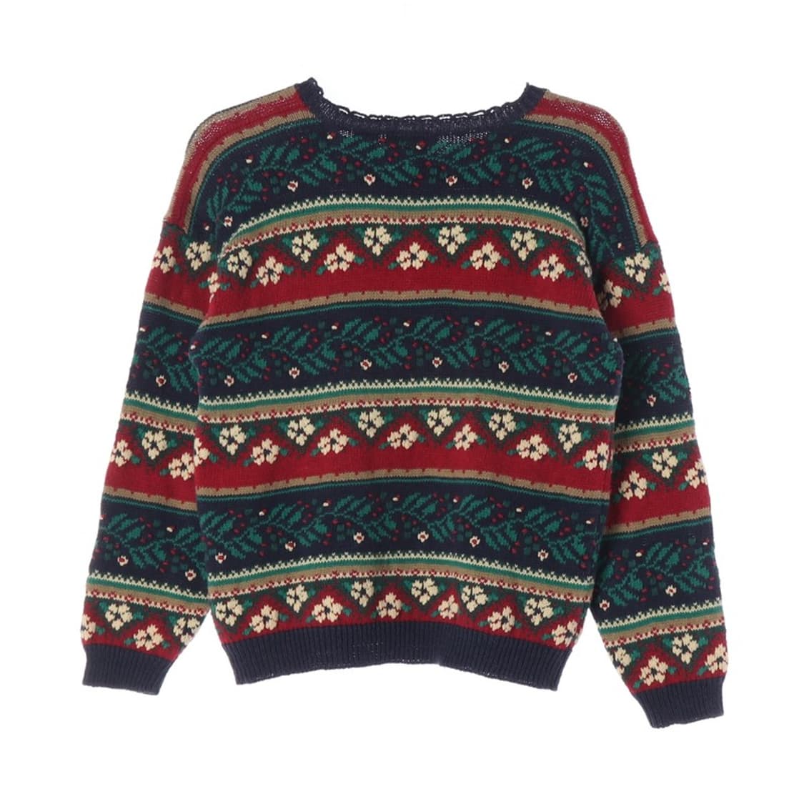 Talbots 90s 페어아일 패턴 빈티지 니트 S 상품이미지2