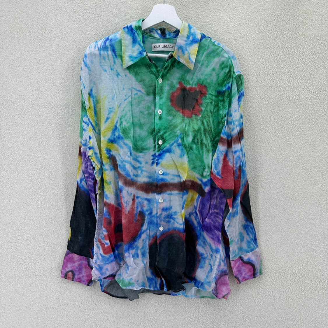 아워레가시 초크 플라워 프린트 어보브 셔츠 멀티 상품이미지1