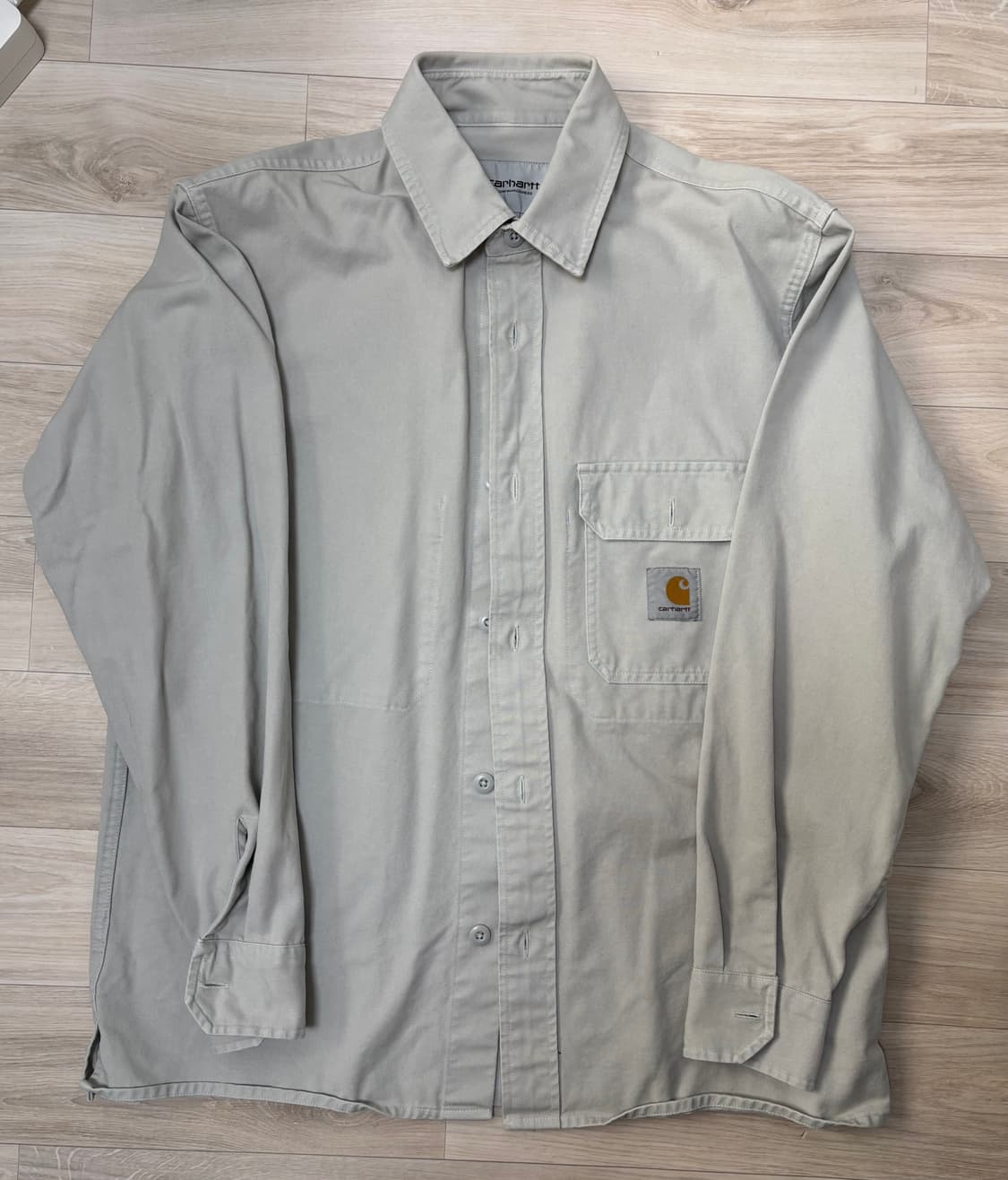 칼하트 WIP 레노 셔츠 자켓 _ 그레이 상품이미지3