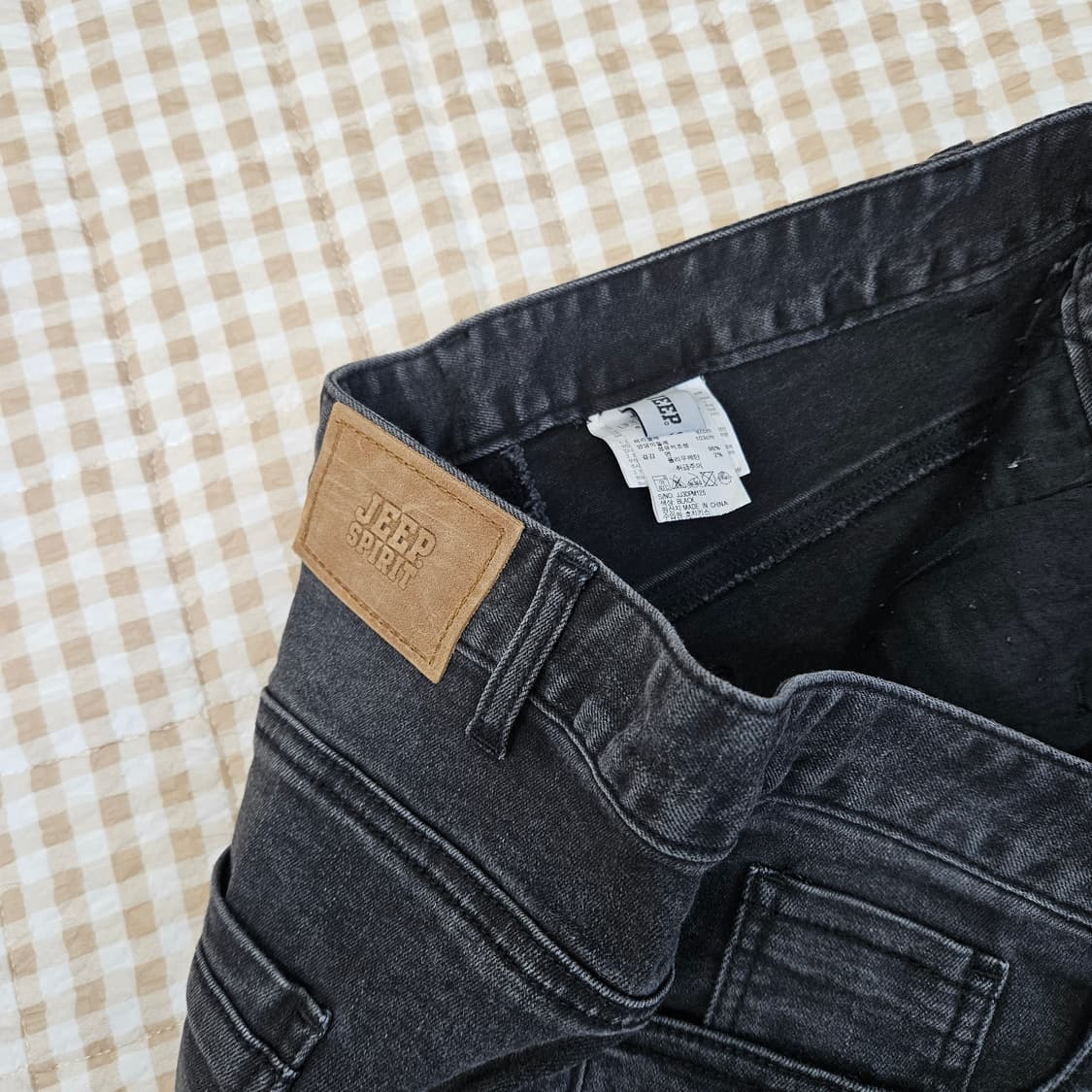 지프 스판 데님 청바지 남자32 상품이미지2