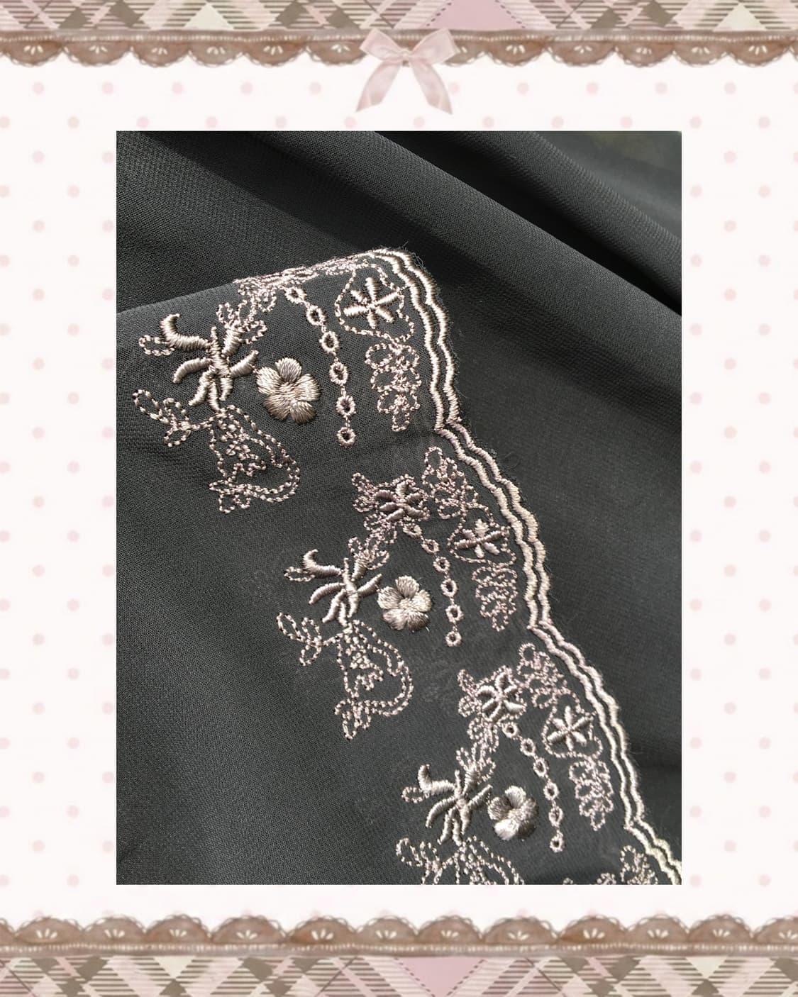 오리엔탈 시스루 레이스 반팔 슬리브 상품이미지4