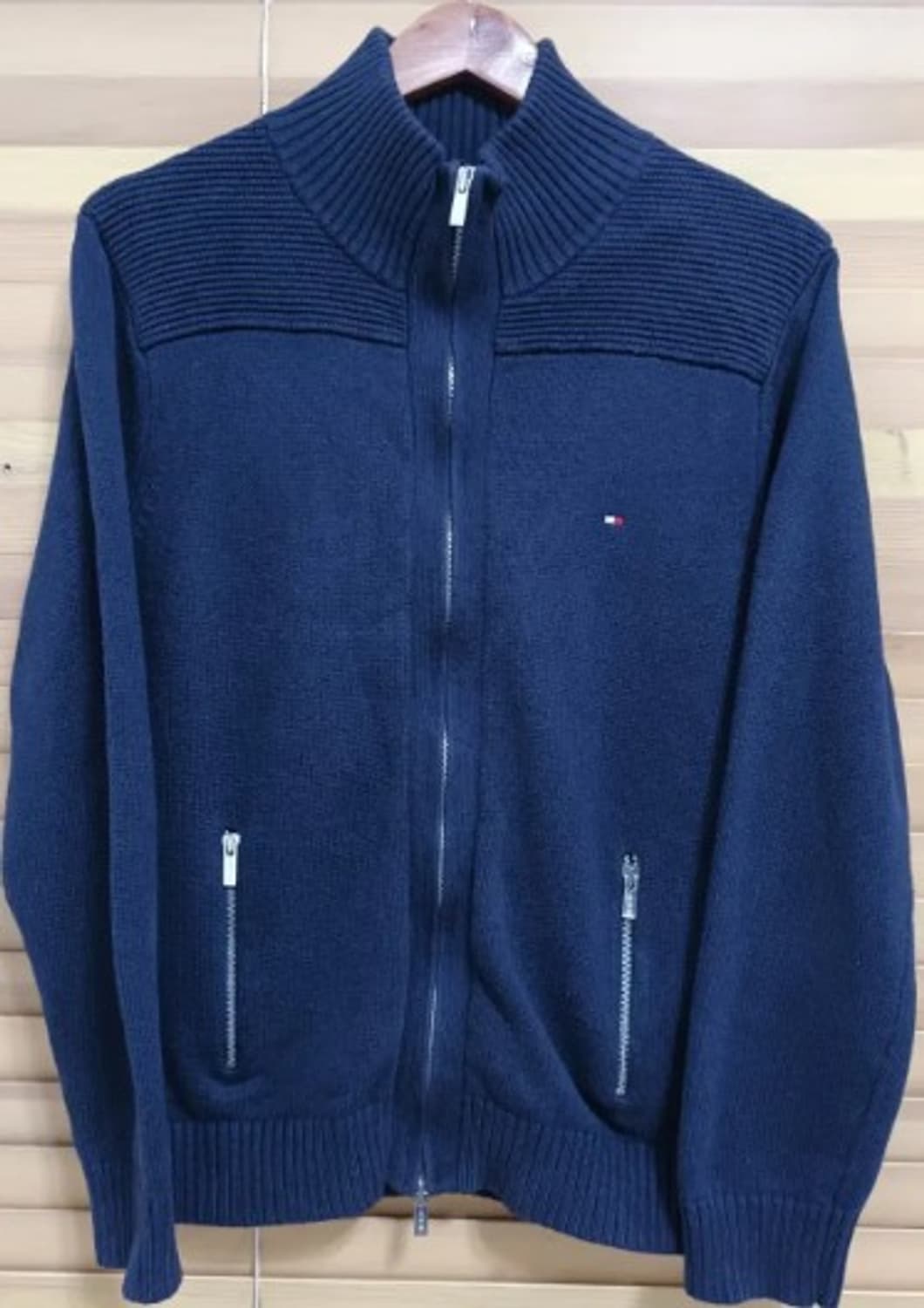 타미힐피거 남성 캐시미어 니트집업가디건 L사이즈 상품이미지2