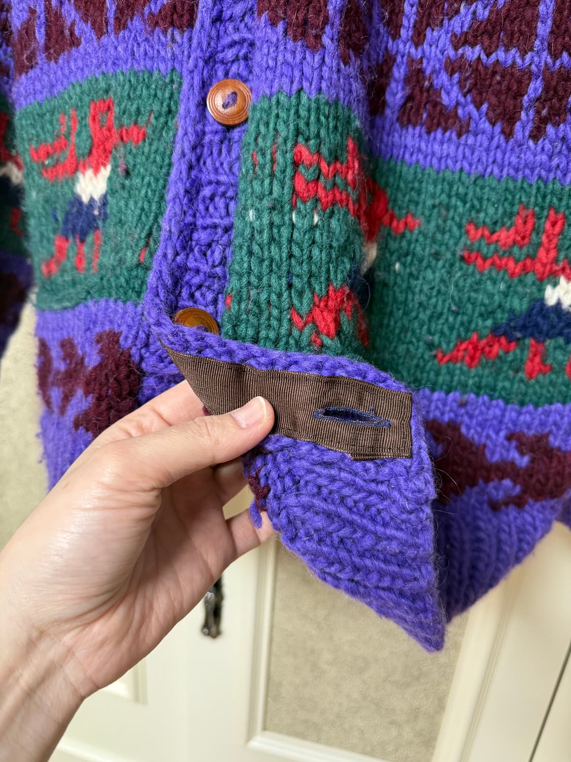 에콰도르 니트 가디건 상품이미지6