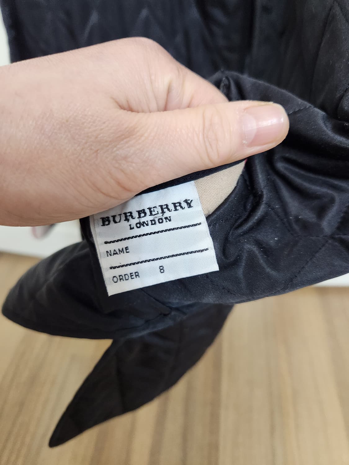 버버리 퀼팅자켓 ㅡ정품  상품이미지4