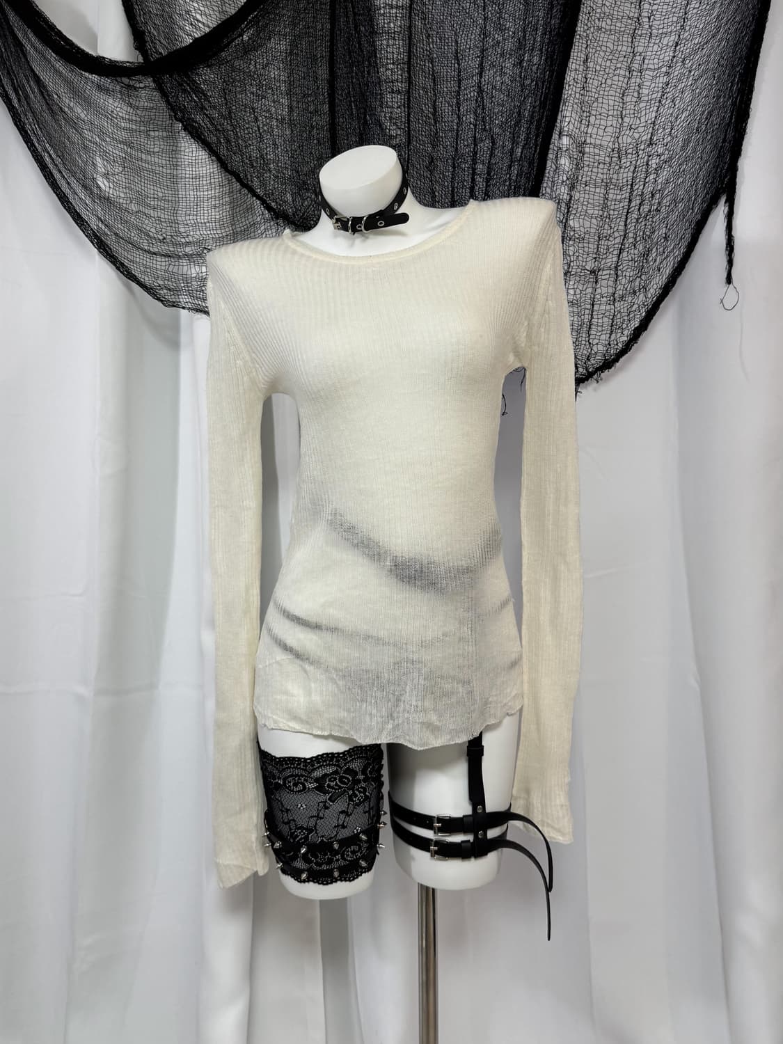 ivory knit t-shirt 상품이미지1