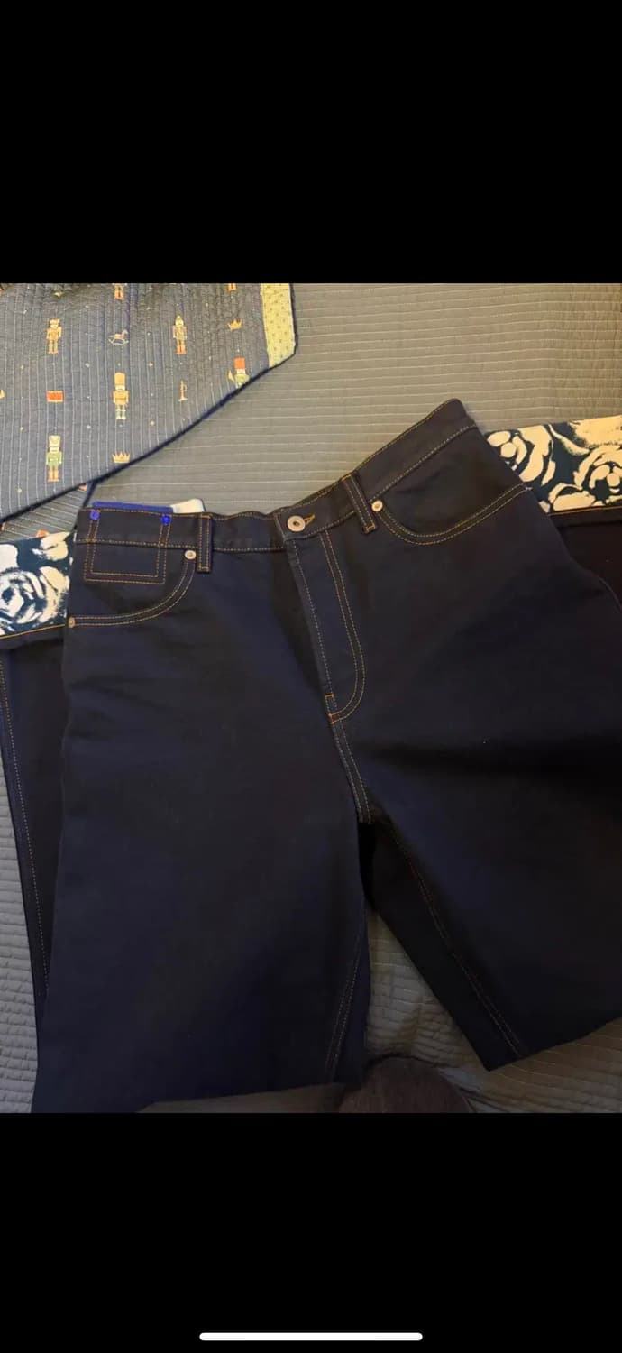 [28R]버버리 헤비웨이트 데님 생지 진 스트레이트핏 상품이미지3