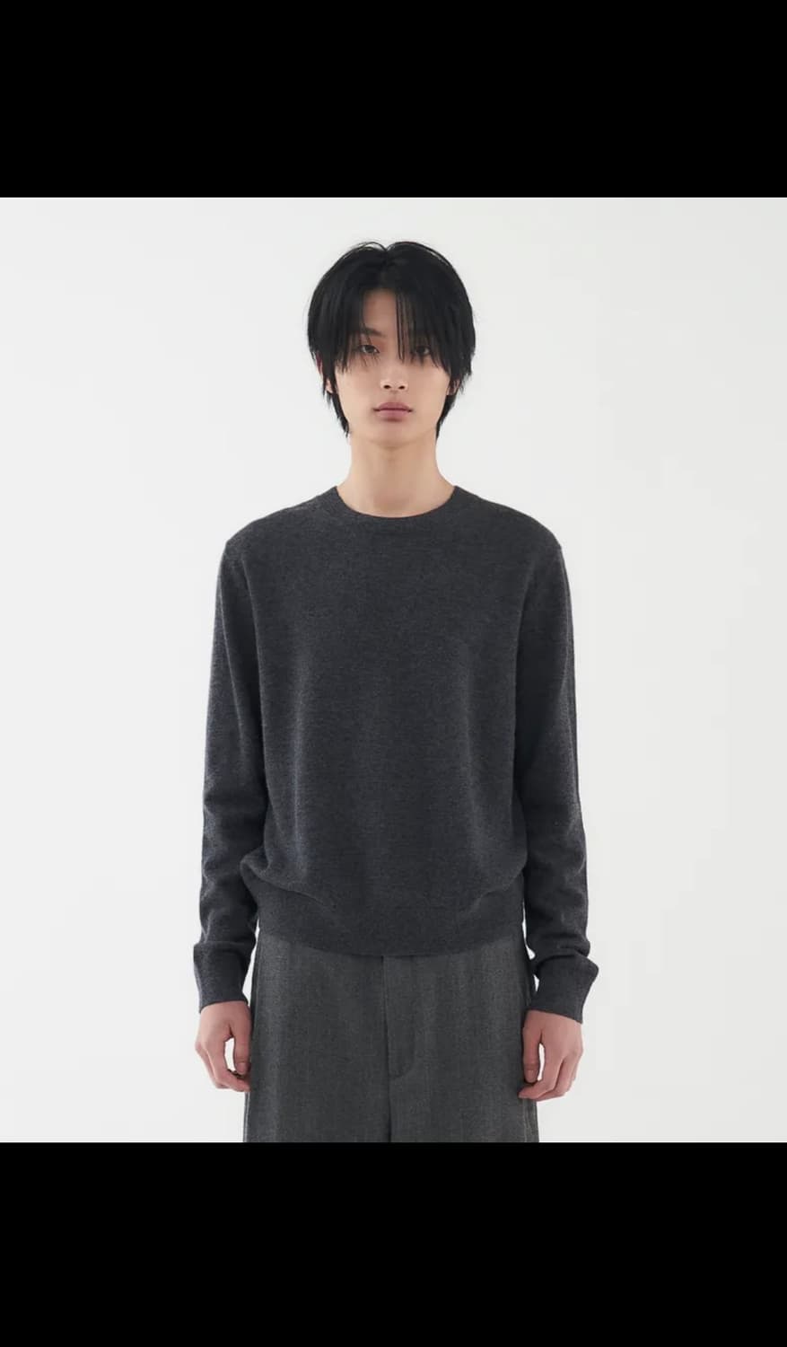 런디 차콜 니트 M 상품이미지1