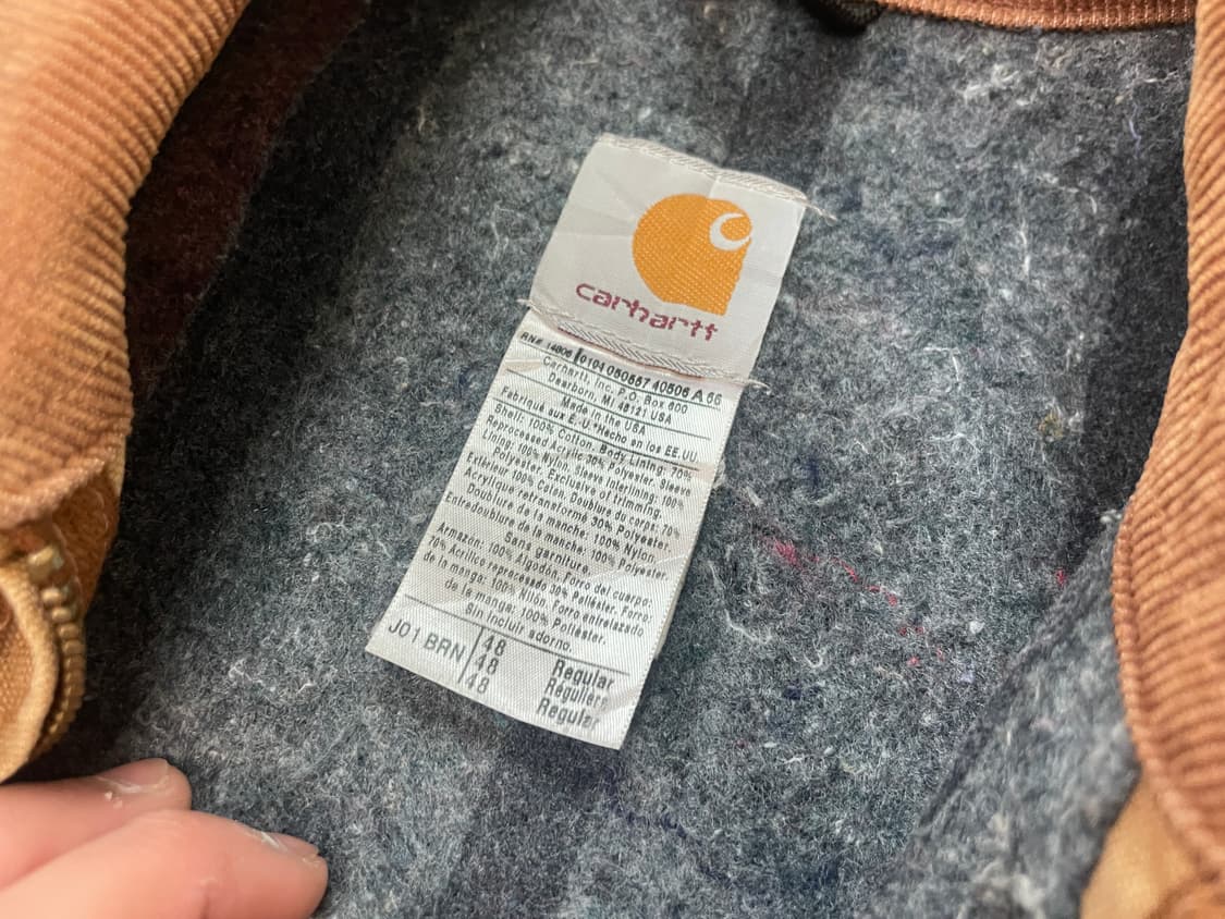 칼하트 J01 BRN usa 디트로이트 자켓 J04129 상품이미지5