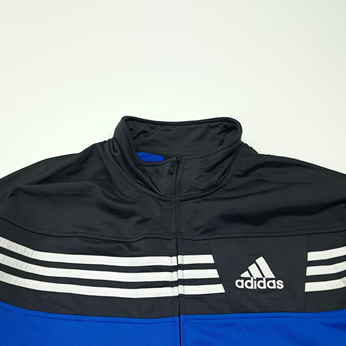 CL975 2XLT 아디다스 톨사이즈 블루블랙 집업 트랙자켓 상품이미지2