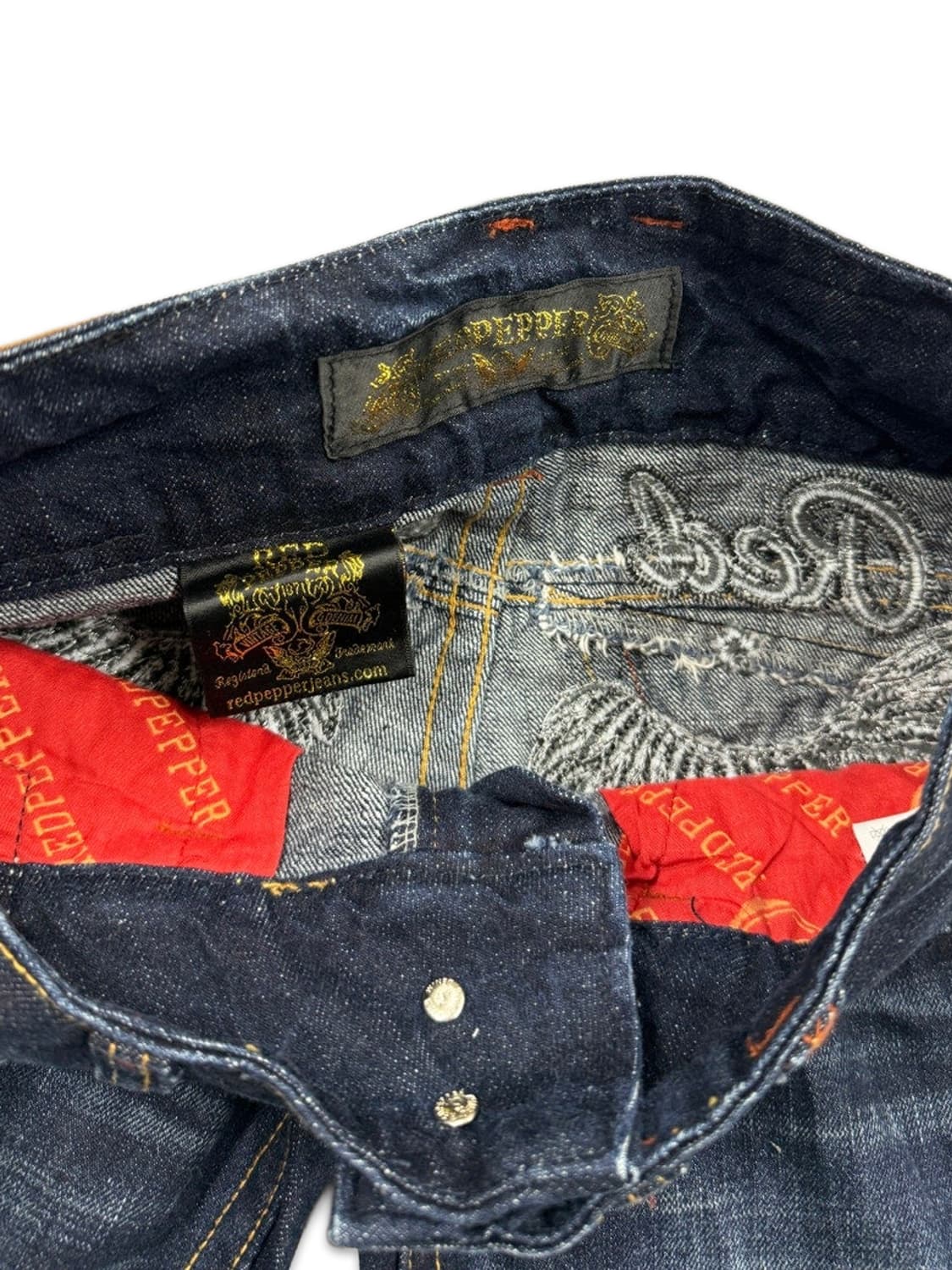 빈티지 Red pepper 로우라이즈 부츠컷 팬츠 상품이미지5