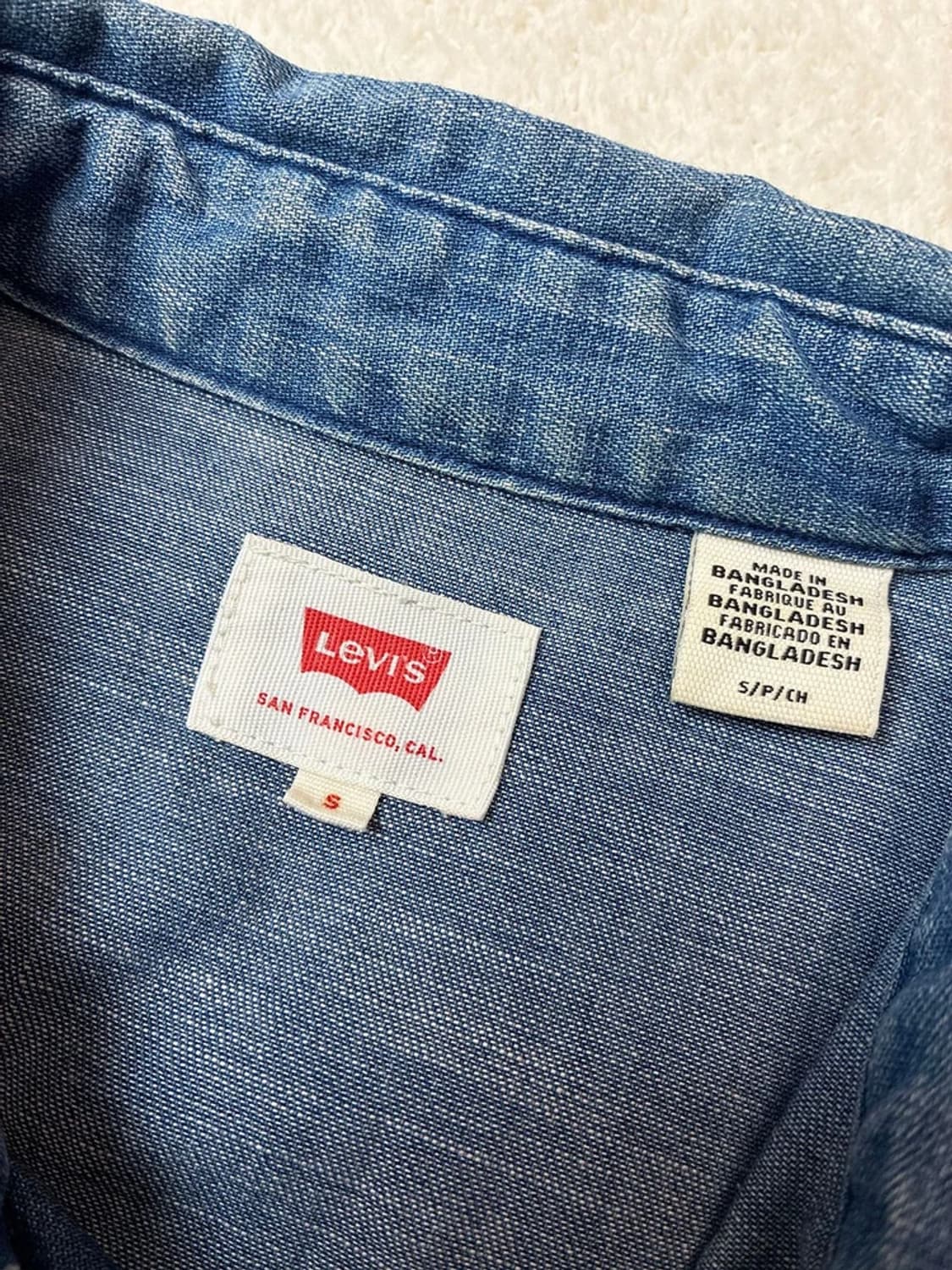 리바이스 페이딩 웨스턴 데님 셔츠 PN5807 상품이미지7