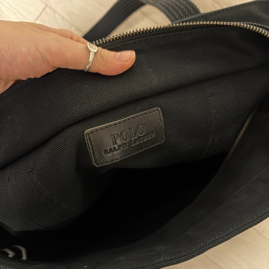 폴로 캔버스 토트백 상품이미지4
