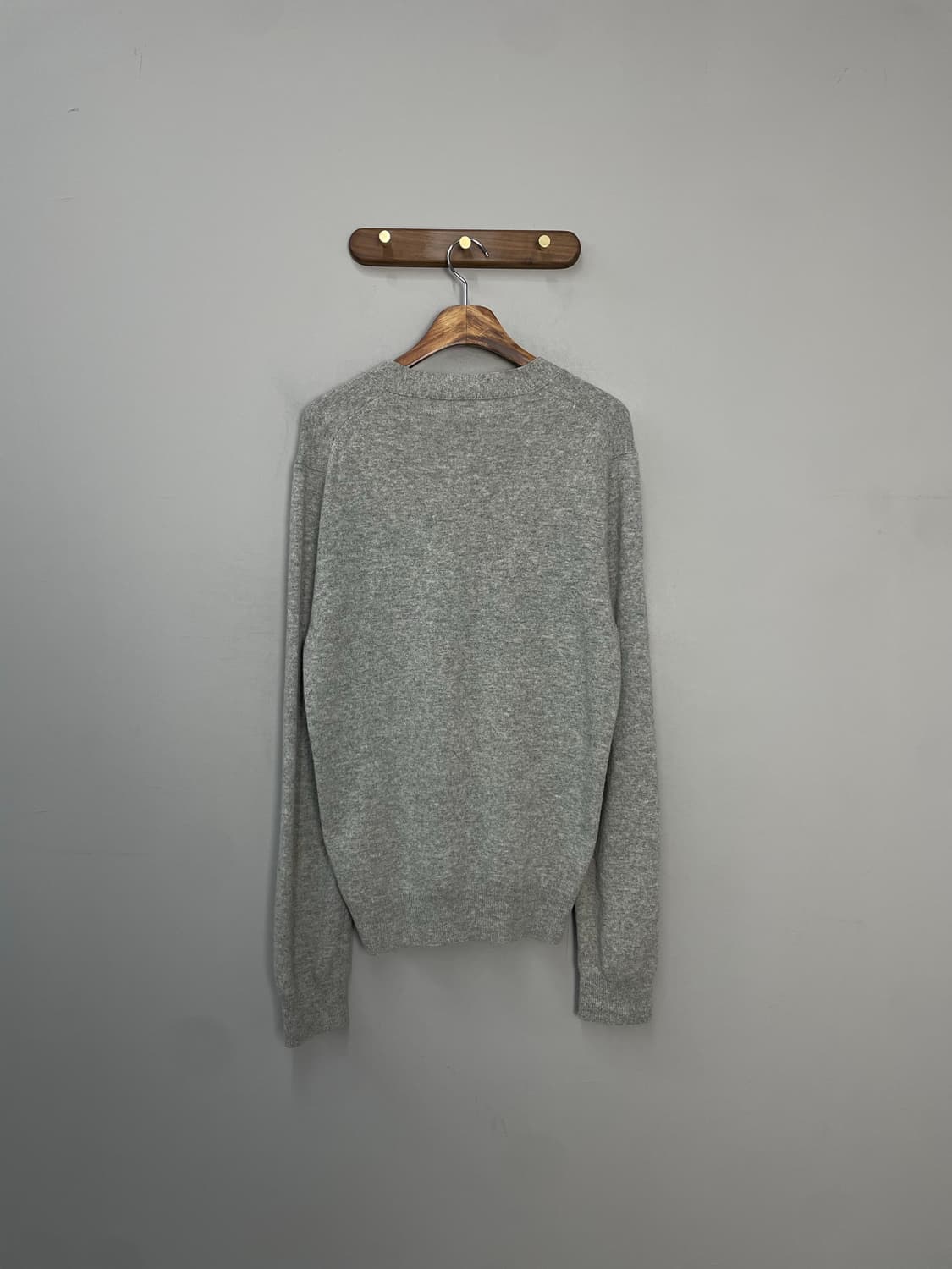 꼼데가르송 화이트 하트와펜 그레이 가디건 H2067 상품이미지4