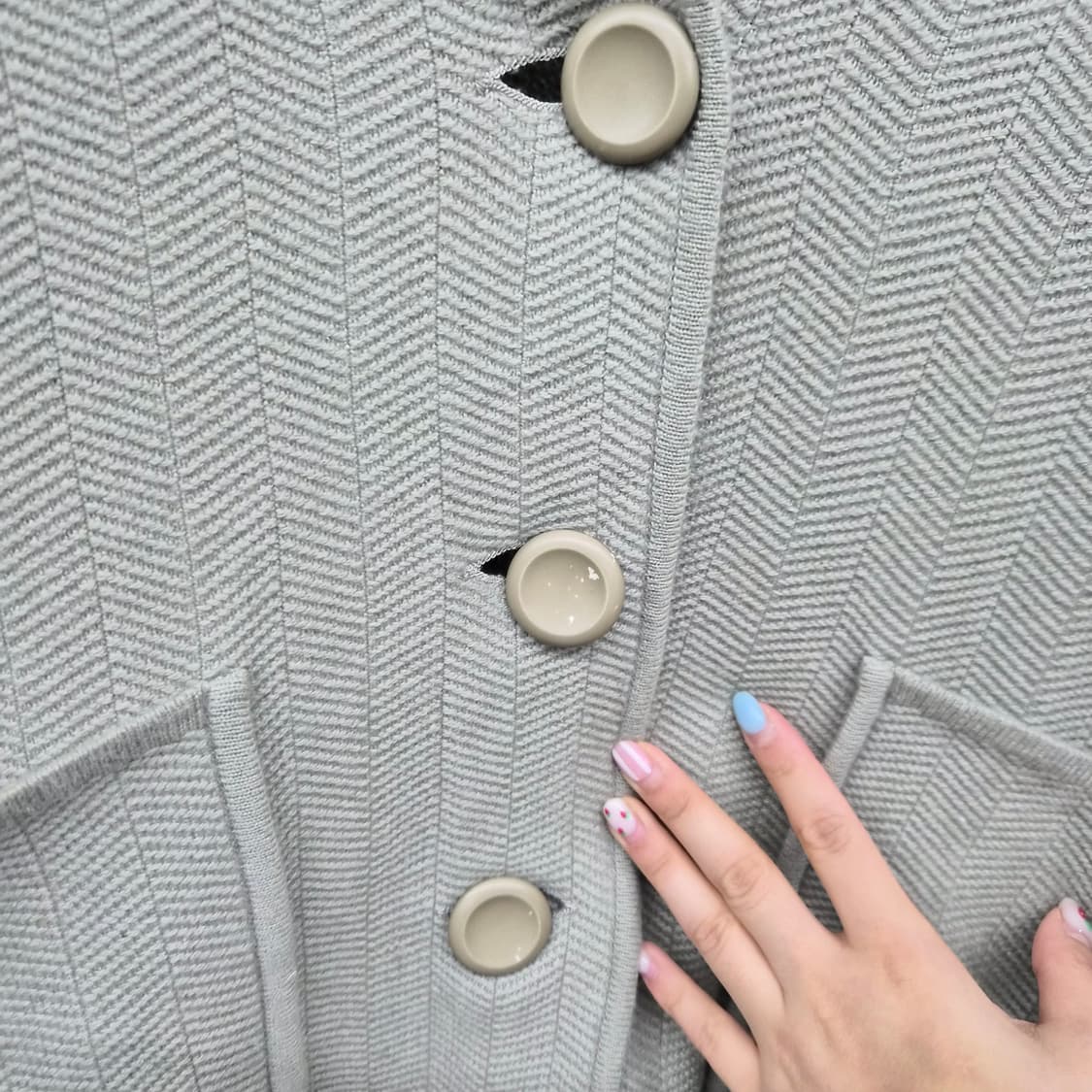 발리 캐시미어 롱 가디건 코트 남성 L 상품이미지4