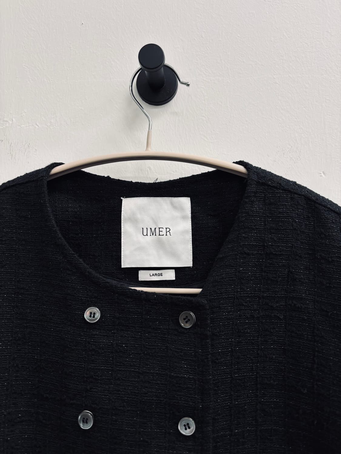 유메르 UMER 트위드 하프 슬리브 자켓 상품이미지2