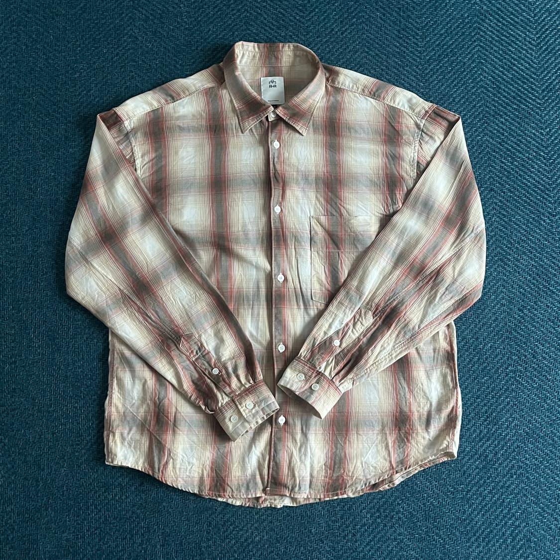 폴리테루 루즈드 체크 셔츠 2 상품이미지1