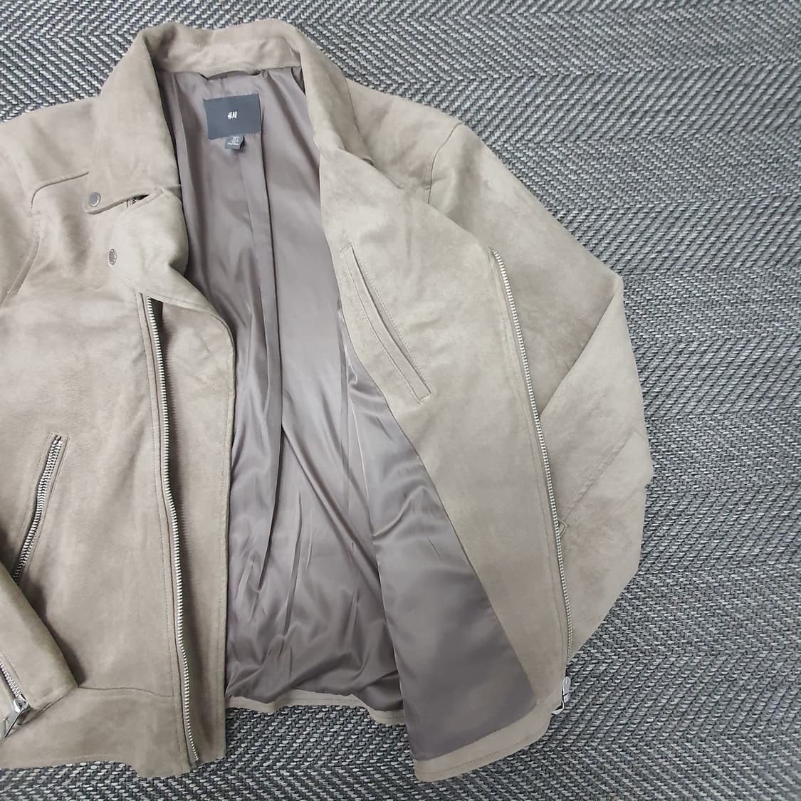 H&M 스웨이드 집업자켓 남자105 상품이미지5