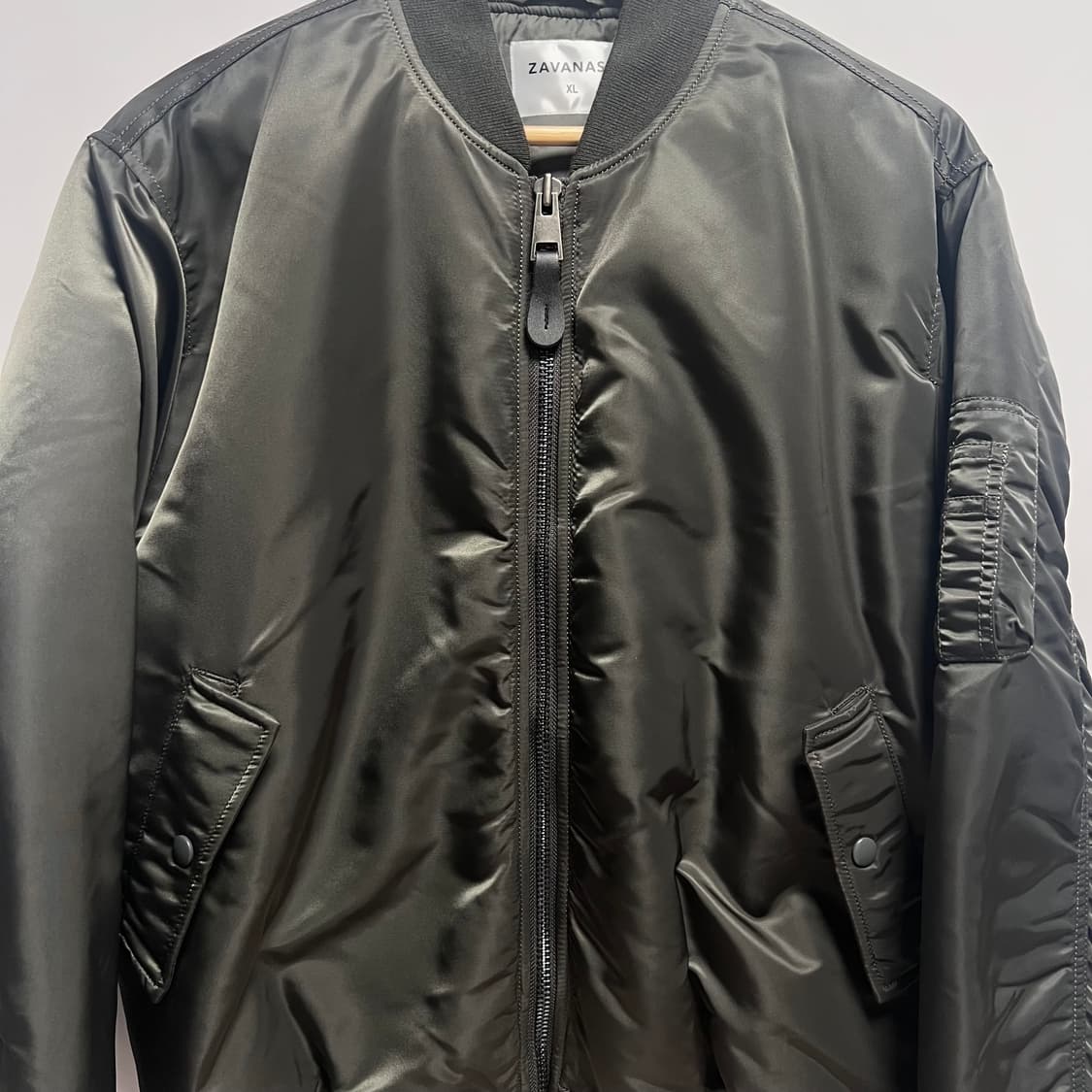 자바나스 ma-1 샤이닝 항공점퍼 XL 상품이미지4