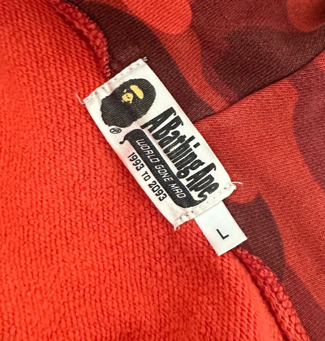 [ L ] 베이프 샤크 후드집업 적계 상품이미지4