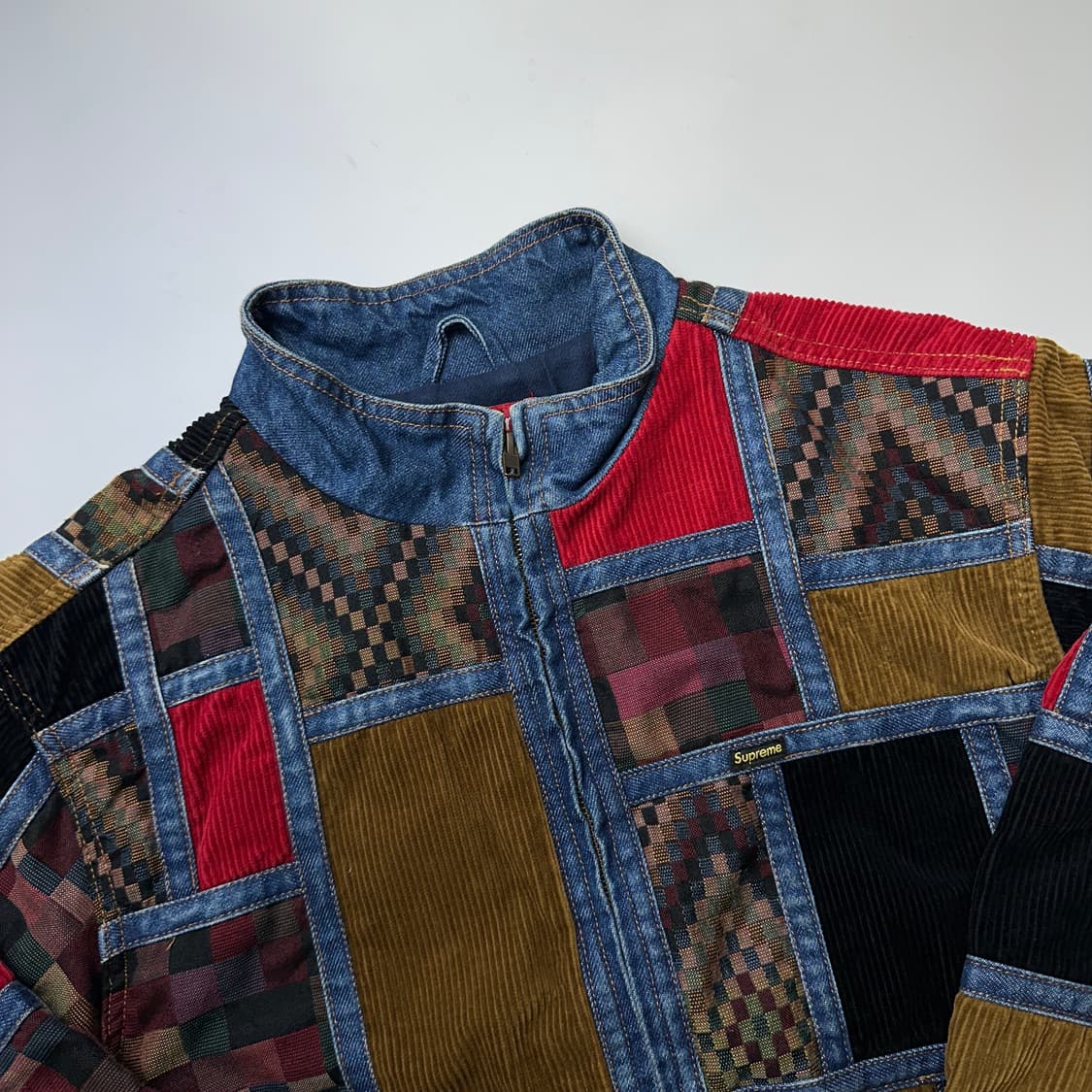 SUPREME 18FW 슈프림 코듀로이 패치워크 데님 자켓 상품이미지3