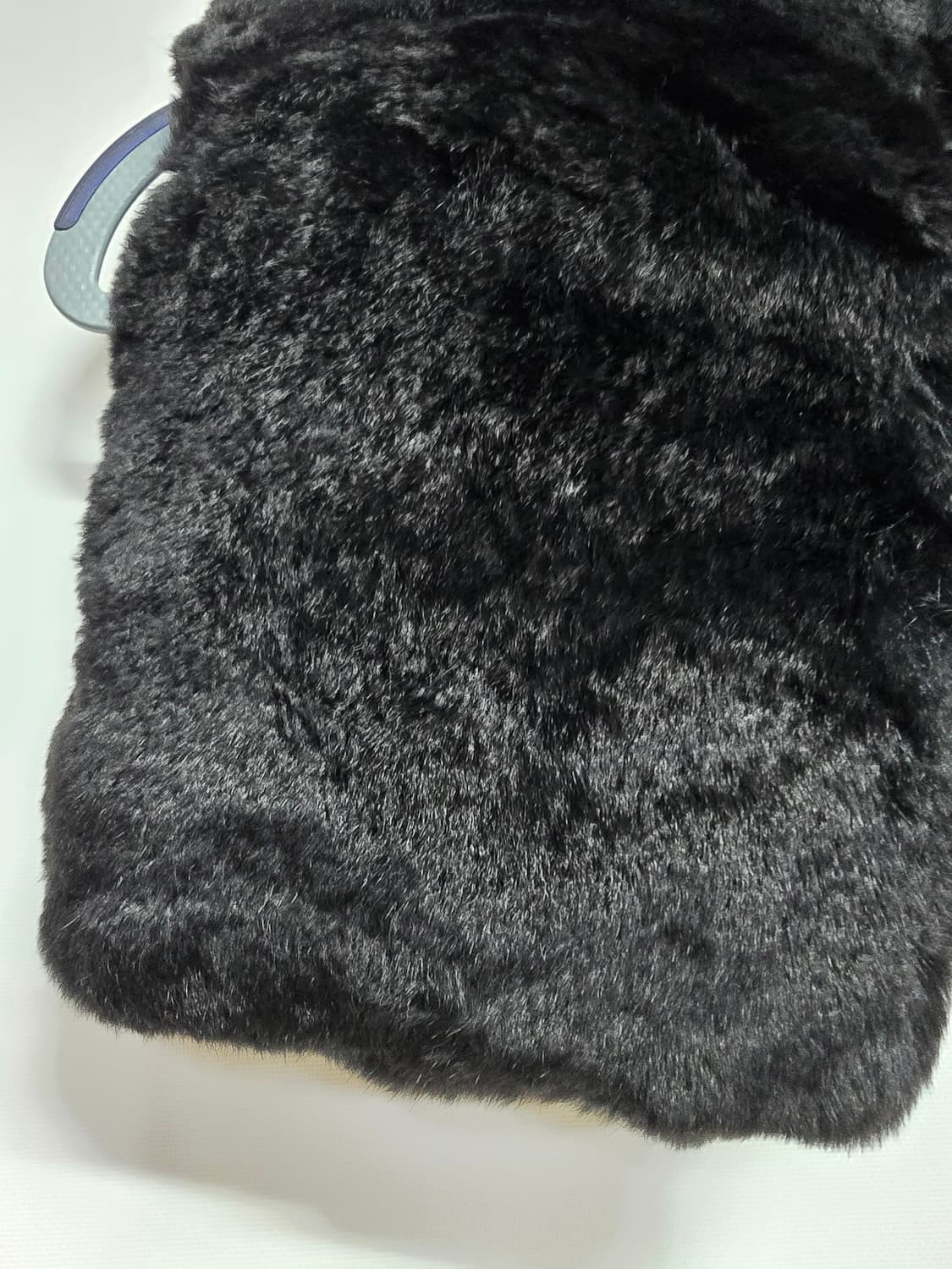 메트로시티 블랙 렉스 털 목도리 머플러 상품이미지2