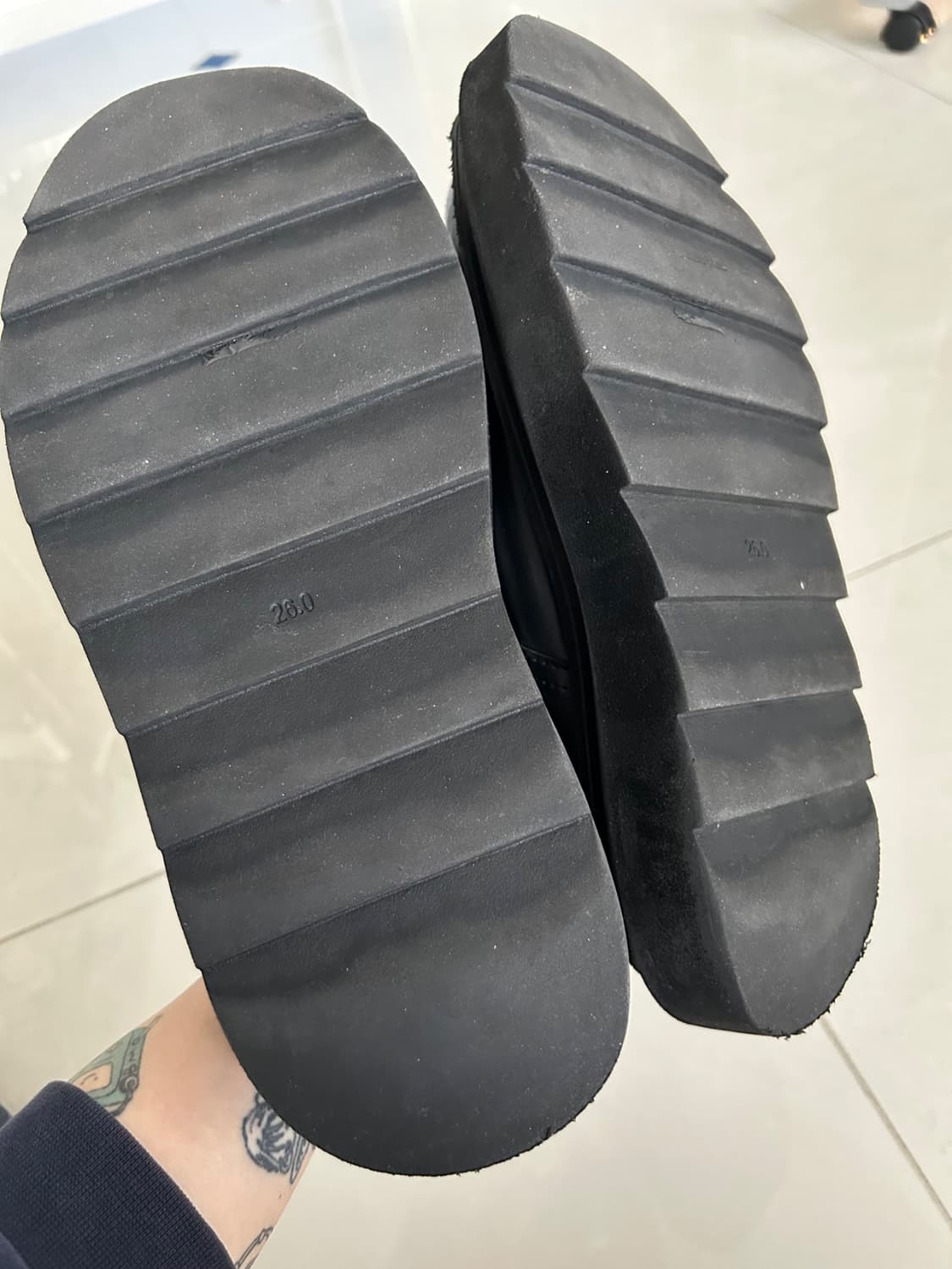chunky sole toe lane shoes 청키솔 토레인 슈즈 상품이미지5