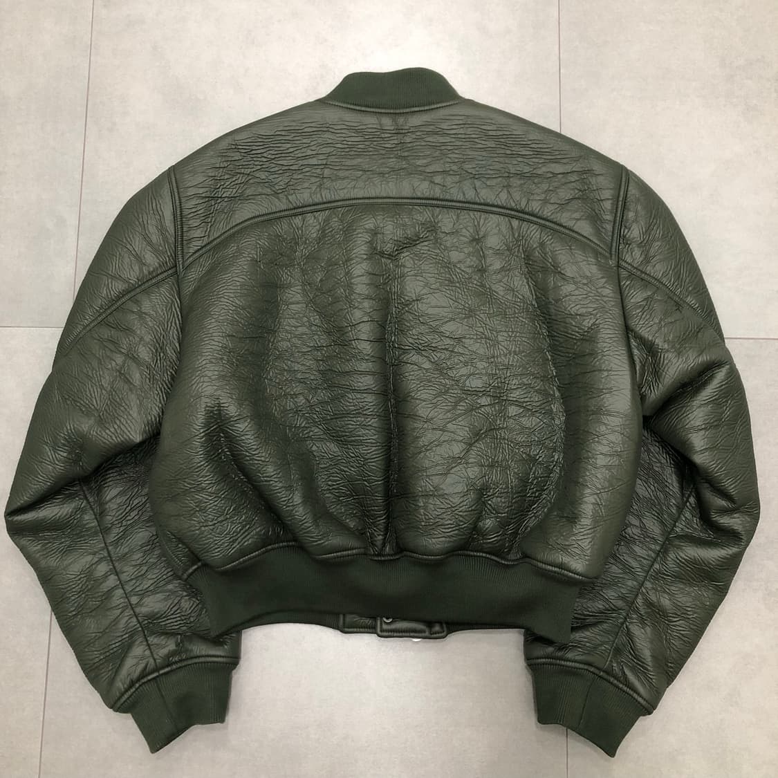 드리스반노튼 크링클 봄버 집업 자켓 L 상품이미지8