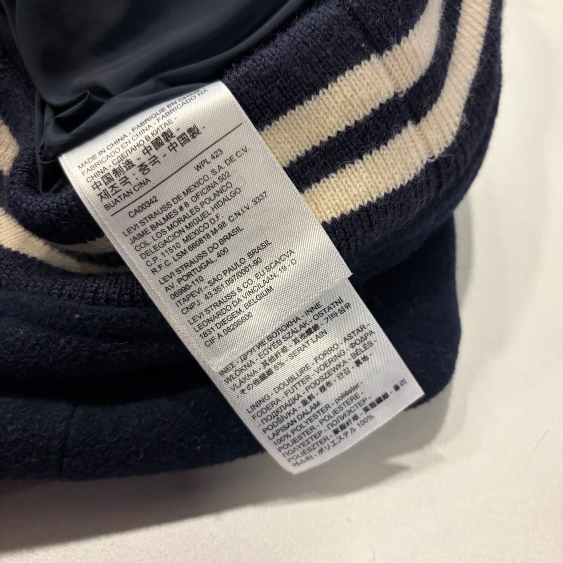 [XS] 리바이스 울 네이비 바시티 자켓 D791 상품이미지7