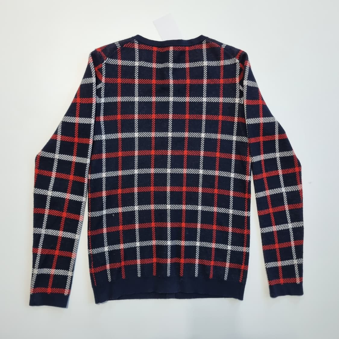 타미힐피거 체크 니트 가디건 상품이미지2