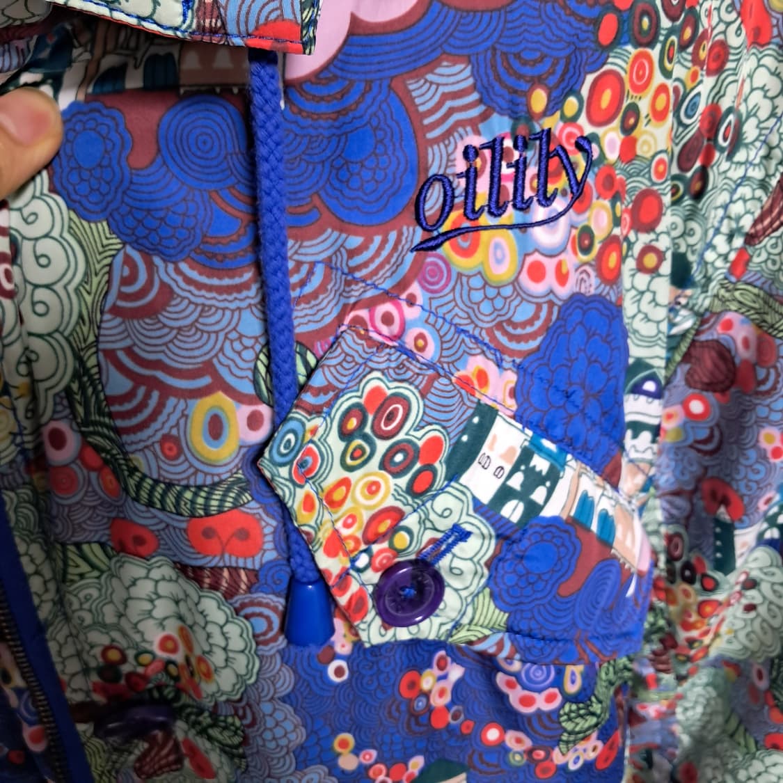 오일릴리 후드 점퍼 자켓 38(얇은 충전재있음)55~날씬66 상품이미지4