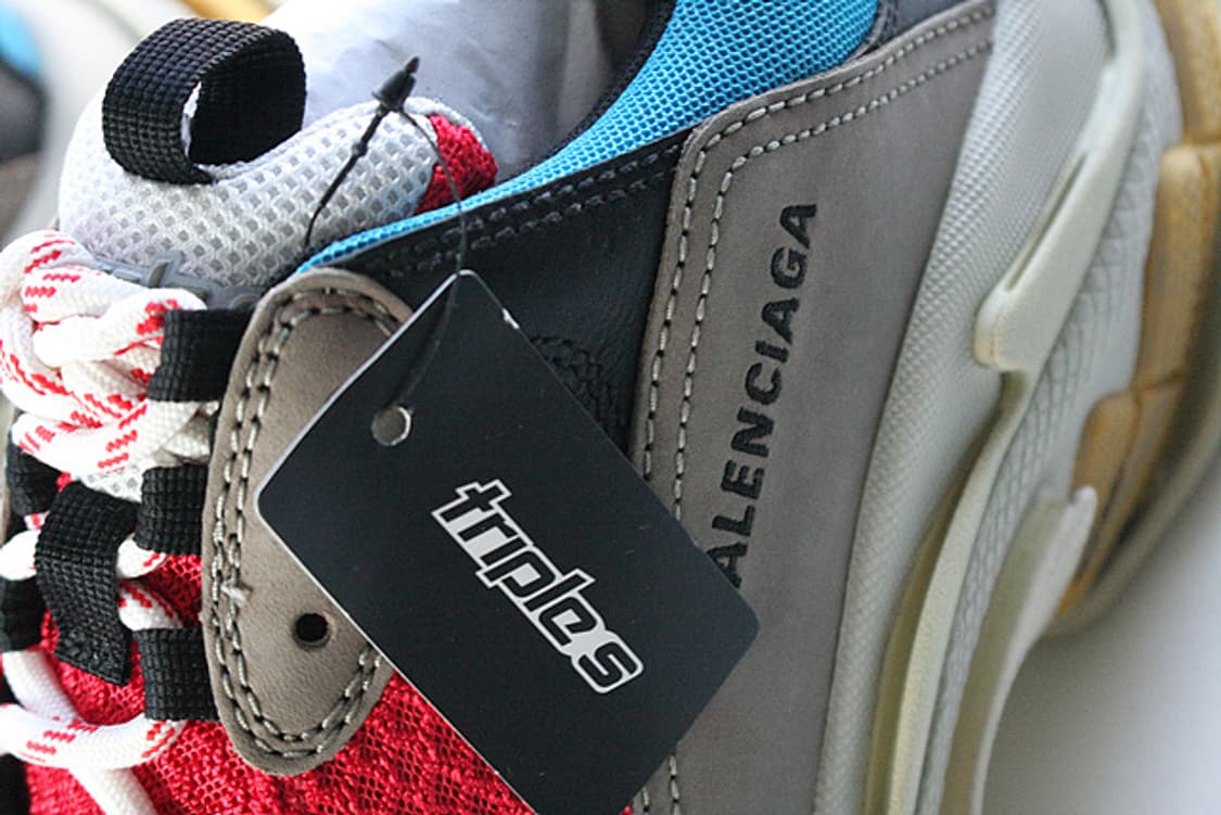 발렌시아가 정품 트리플 S 스니커즈 블루그레이 Multi color새상품 상품이미지10