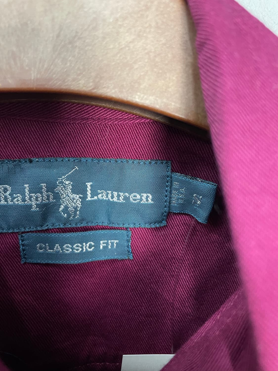 폴로 랄프로렌 버건디 셔츠 H1981 상품이미지5