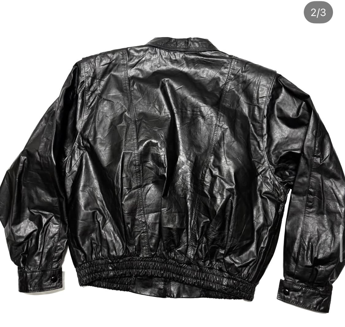 레더 봄버 자켓 상품이미지2