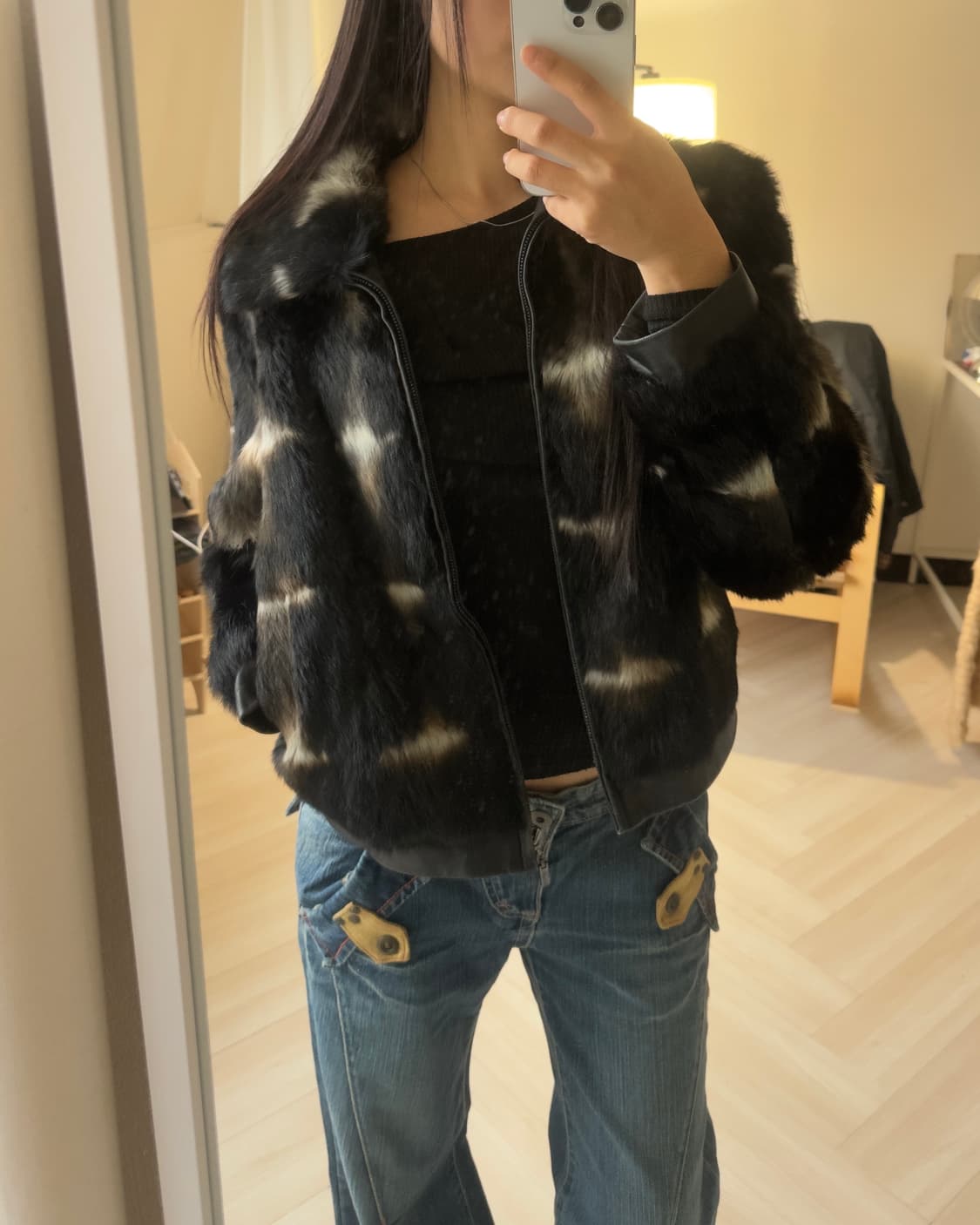 [Variance Annas] Faux Fur Jacket 상품이미지5