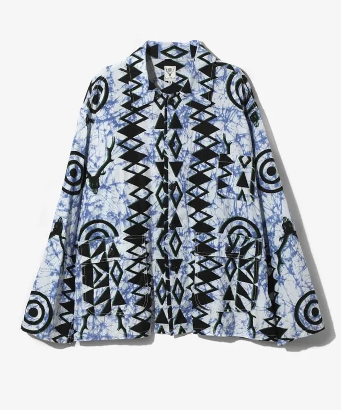 [M] South2 West8 남이서팔 바틱 프린트 헌팅 셔츠  상품이미지1