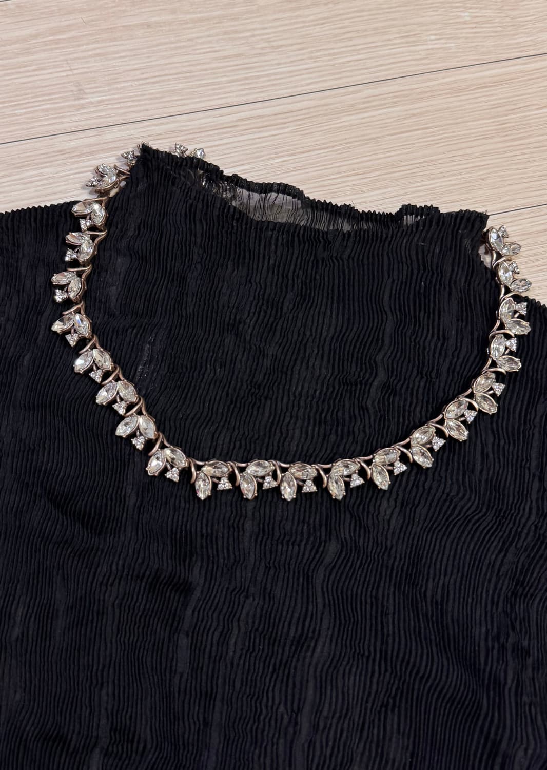 새상품 자라 크리스탈 엔틱 스타일 네크리스 목걸이 타임 오브제 마쥬 마인 상품이미지5