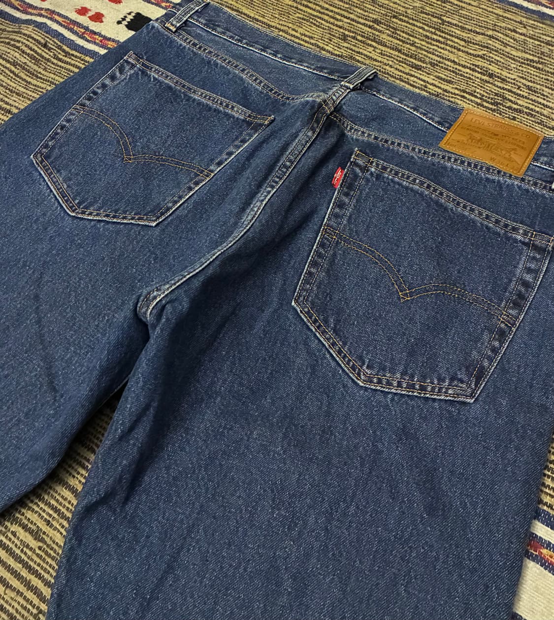 (36)리바이스 551z 프리미엄 빅E 진청 데님 청바지 상품이미지6