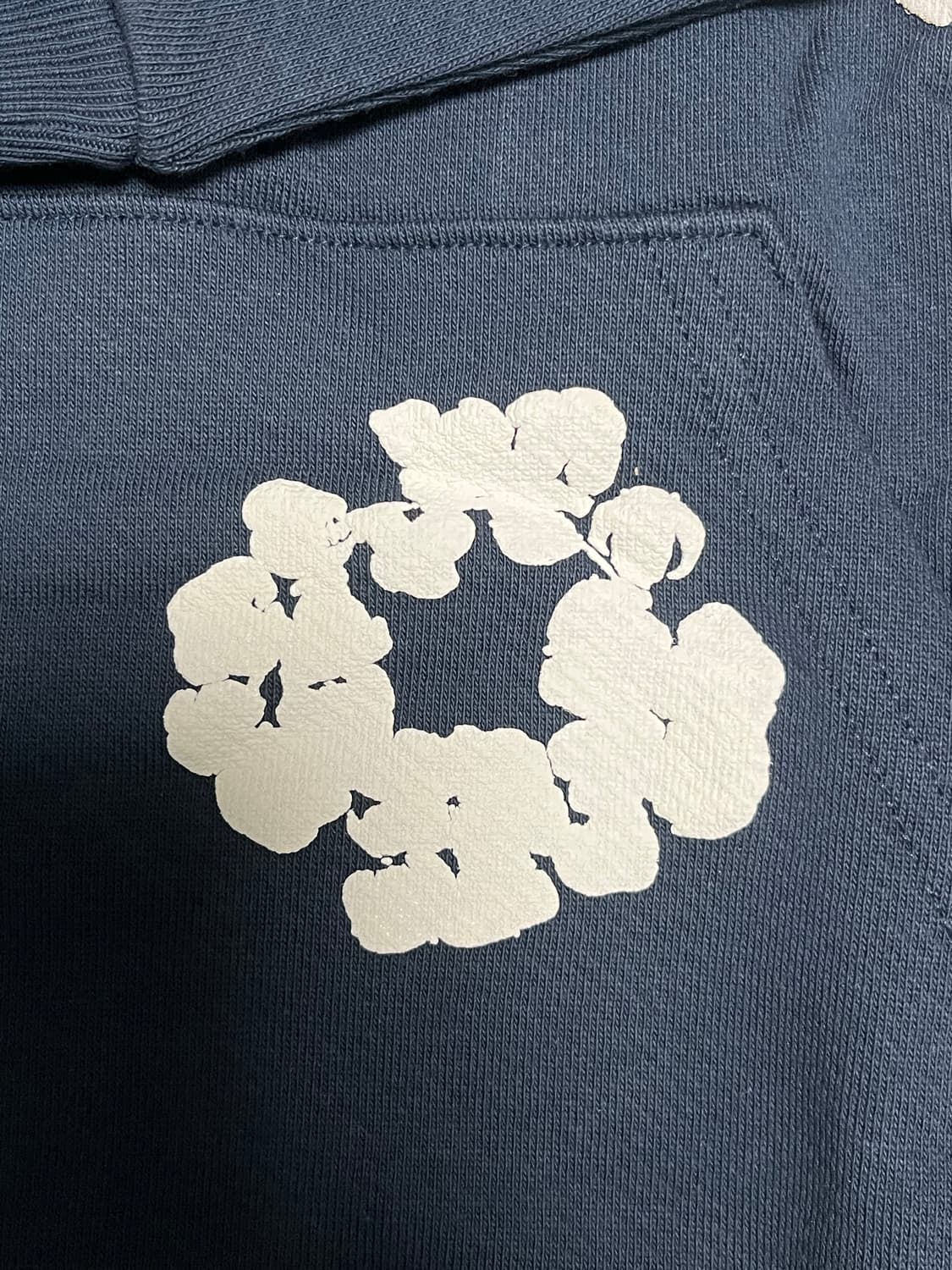 데님티어스 네이비 후드티 급처 상품이미지2