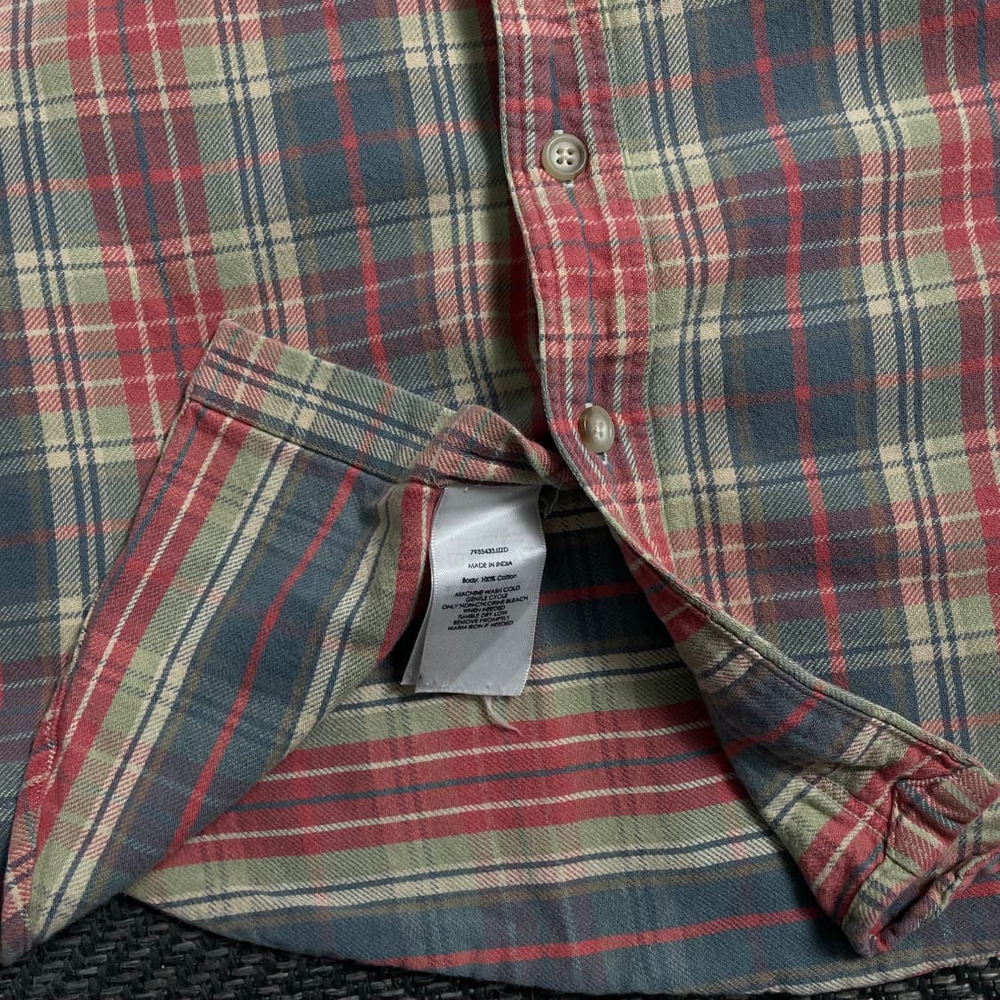 폴로 랄프로렌 체크 플란넬 워크 셔츠 y 5026 상품이미지3