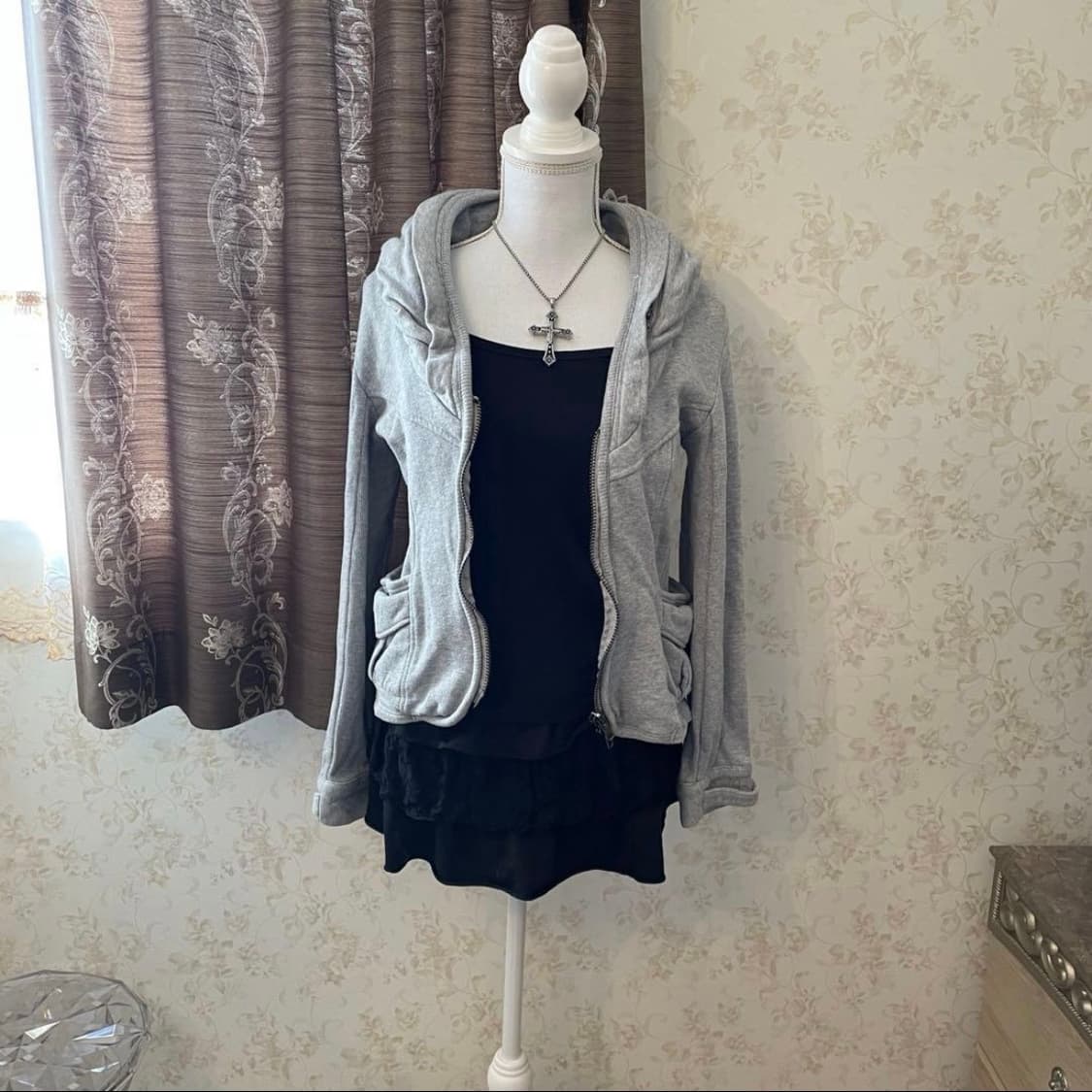 빈티지 y2k 투웨이 후드집업 상품이미지3