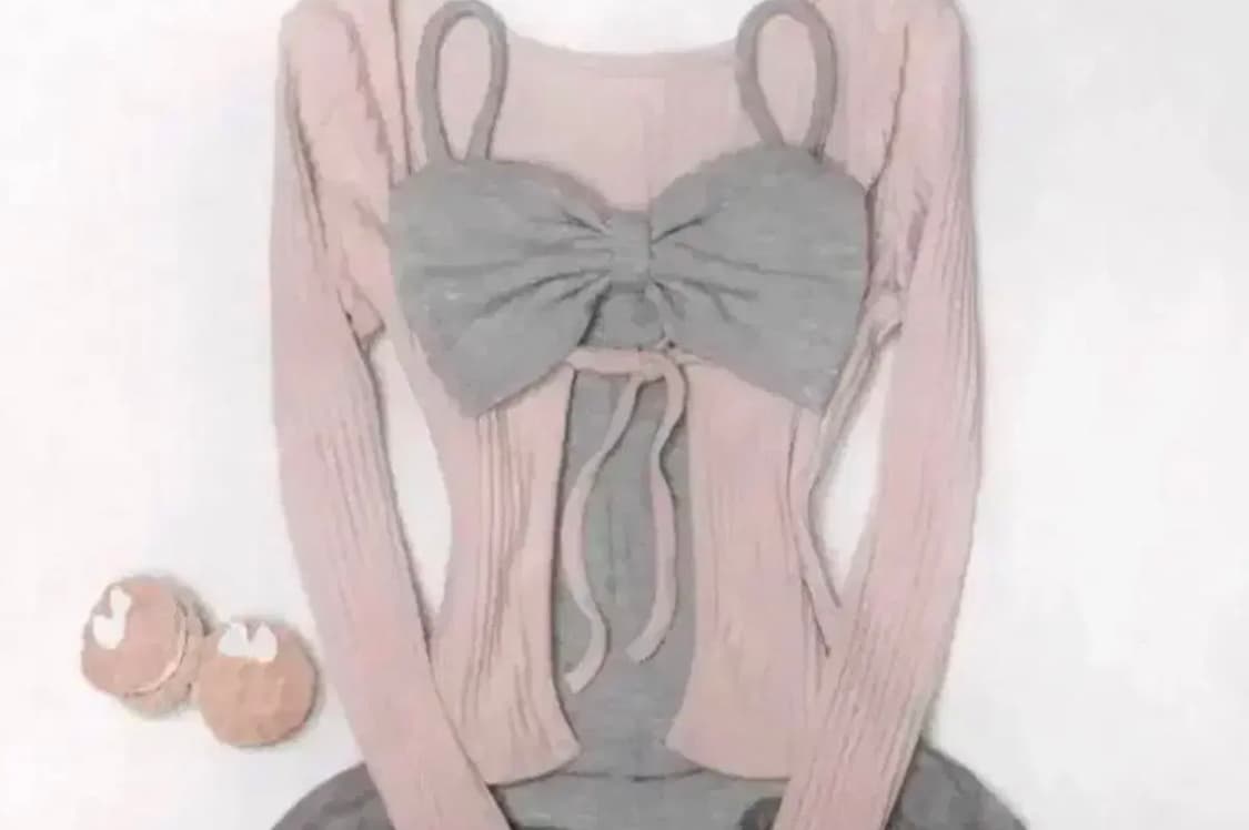 스너그 서냥님 리본 슬리브리스 상품이미지1