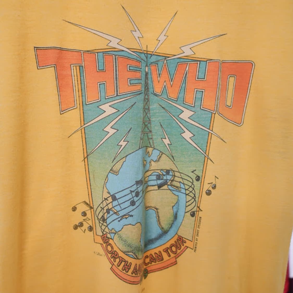 1979년 빈티지 싱글 스티치 The Who 투어 티셔츠 상품이미지3