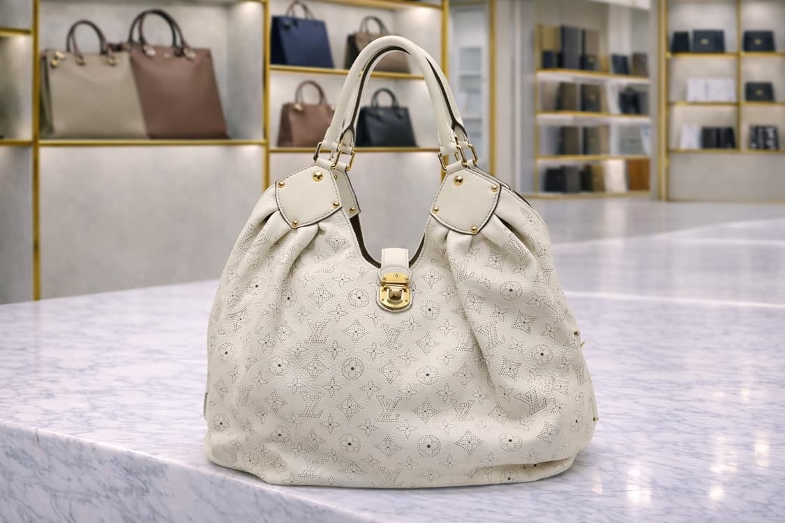 [A급] 루이비통 마히나 토트백 화이트 판매합니다!!! 상품이미지1