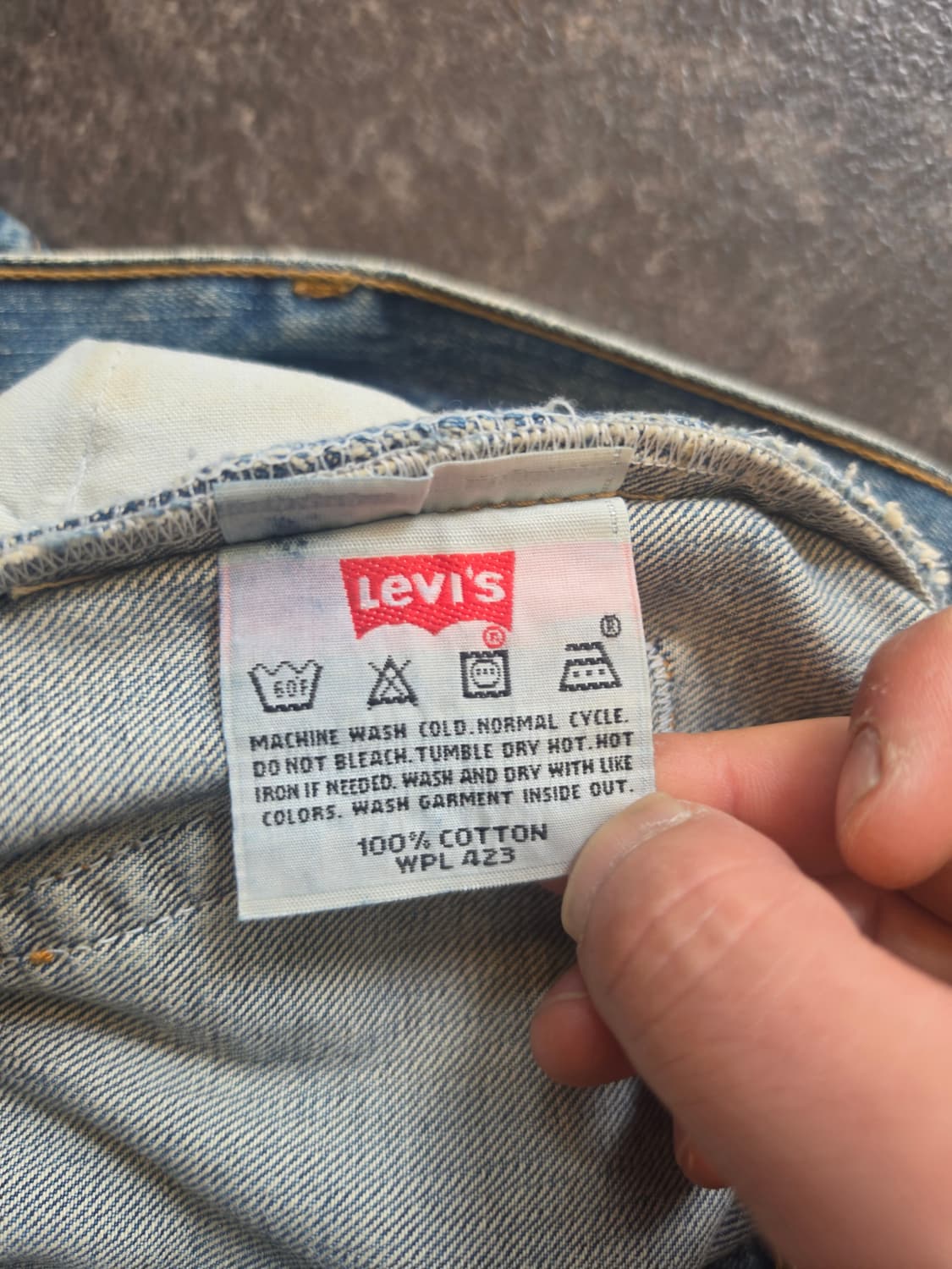 #리바이스(Levi's) 오리지널 501 데님 팬츠 W36 L30 상품이미지5