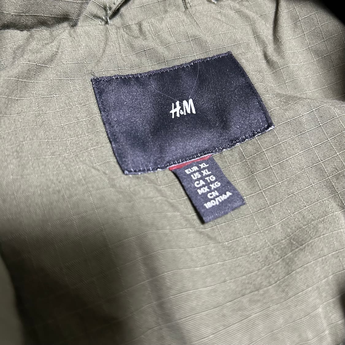 [XL] H&M m65 필드자켓 올리브 상품이미지5