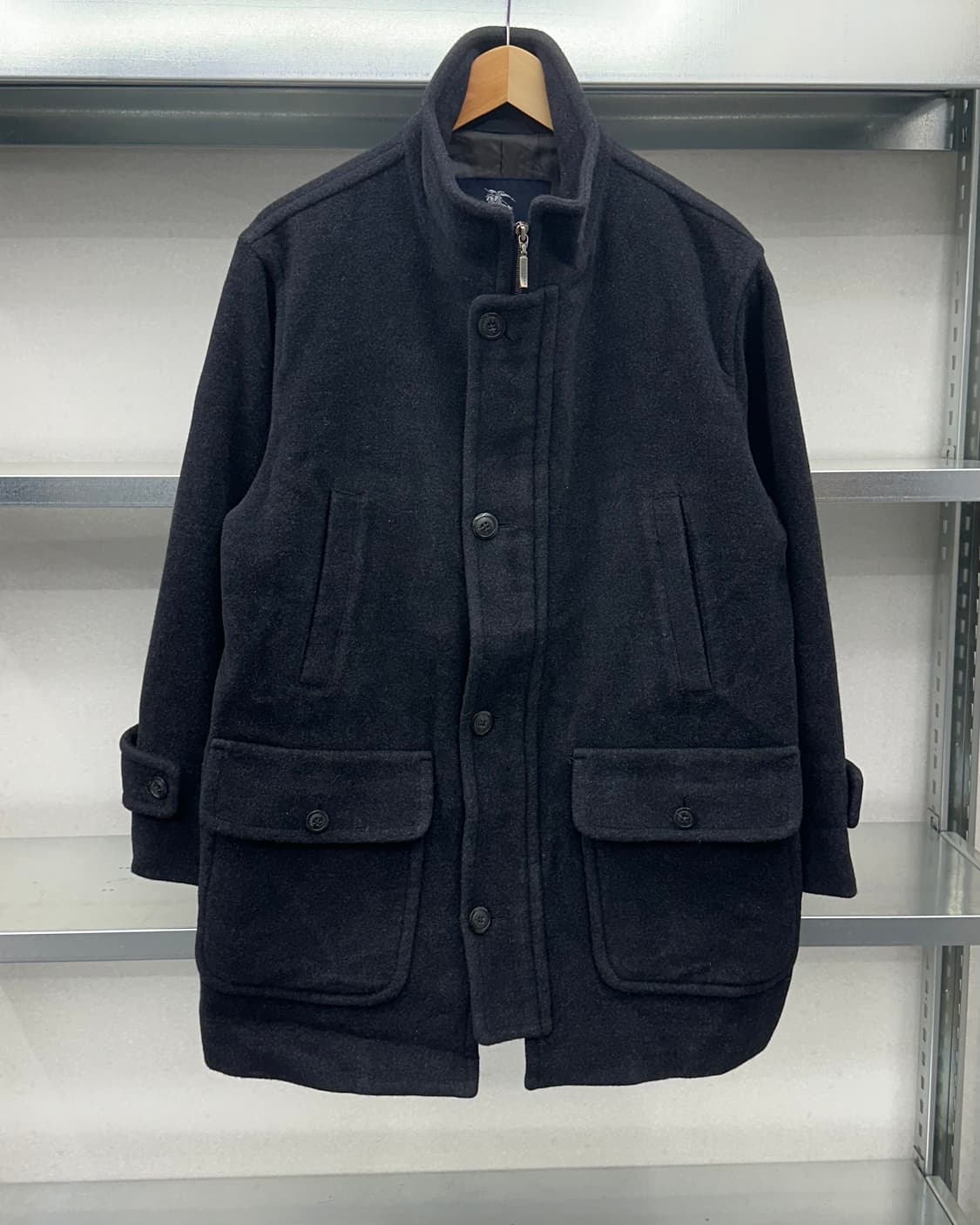 (L)버버리 울앙고라 혼방코트-M1631 상품이미지1