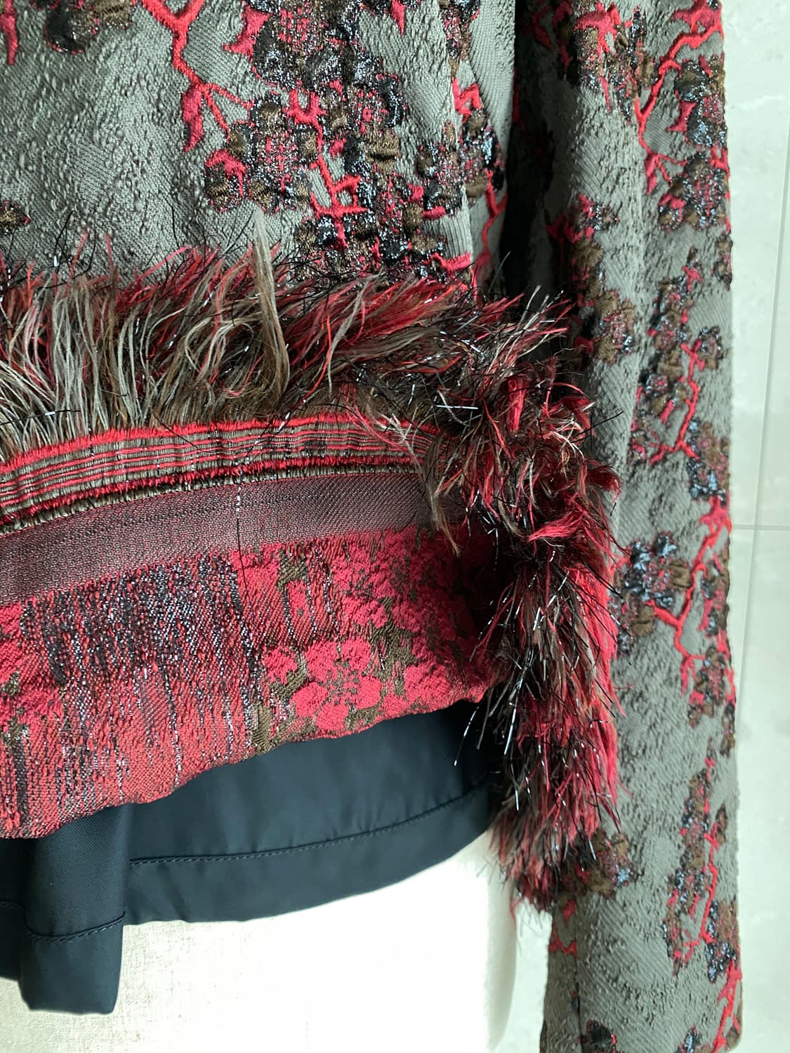 그리스 반 노튼 여성 자카드 탑 38사이즈 상품이미지6