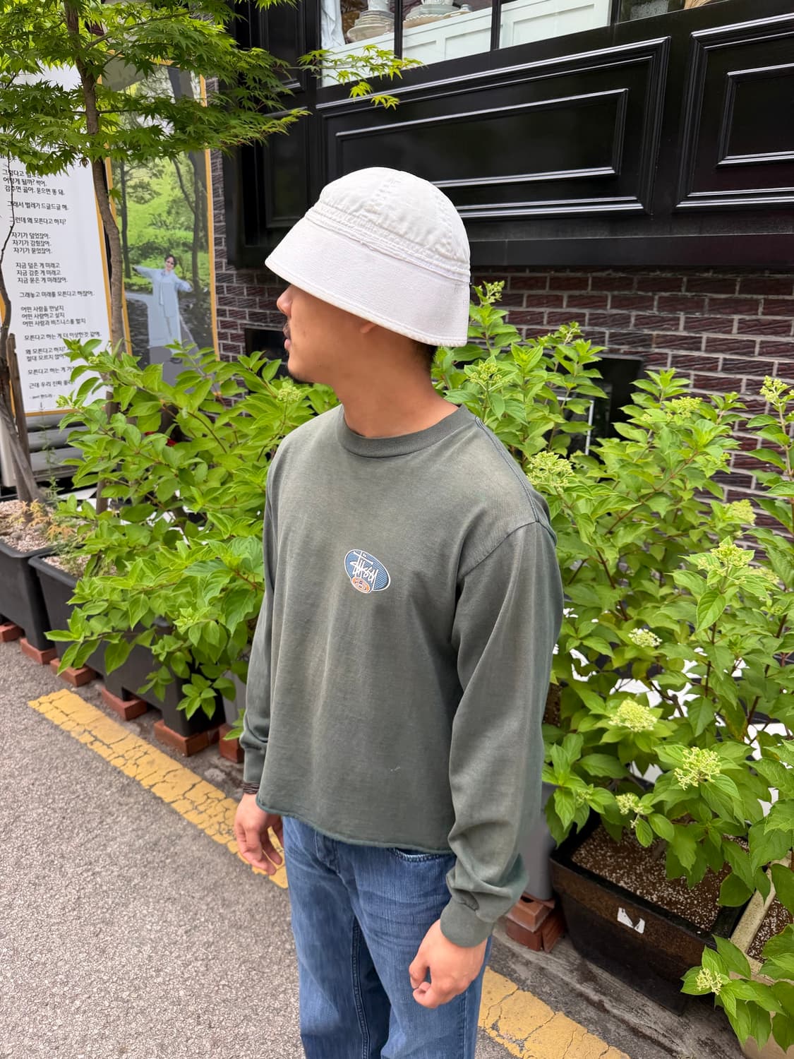 90s Stussy cutting LS 상품이미지7