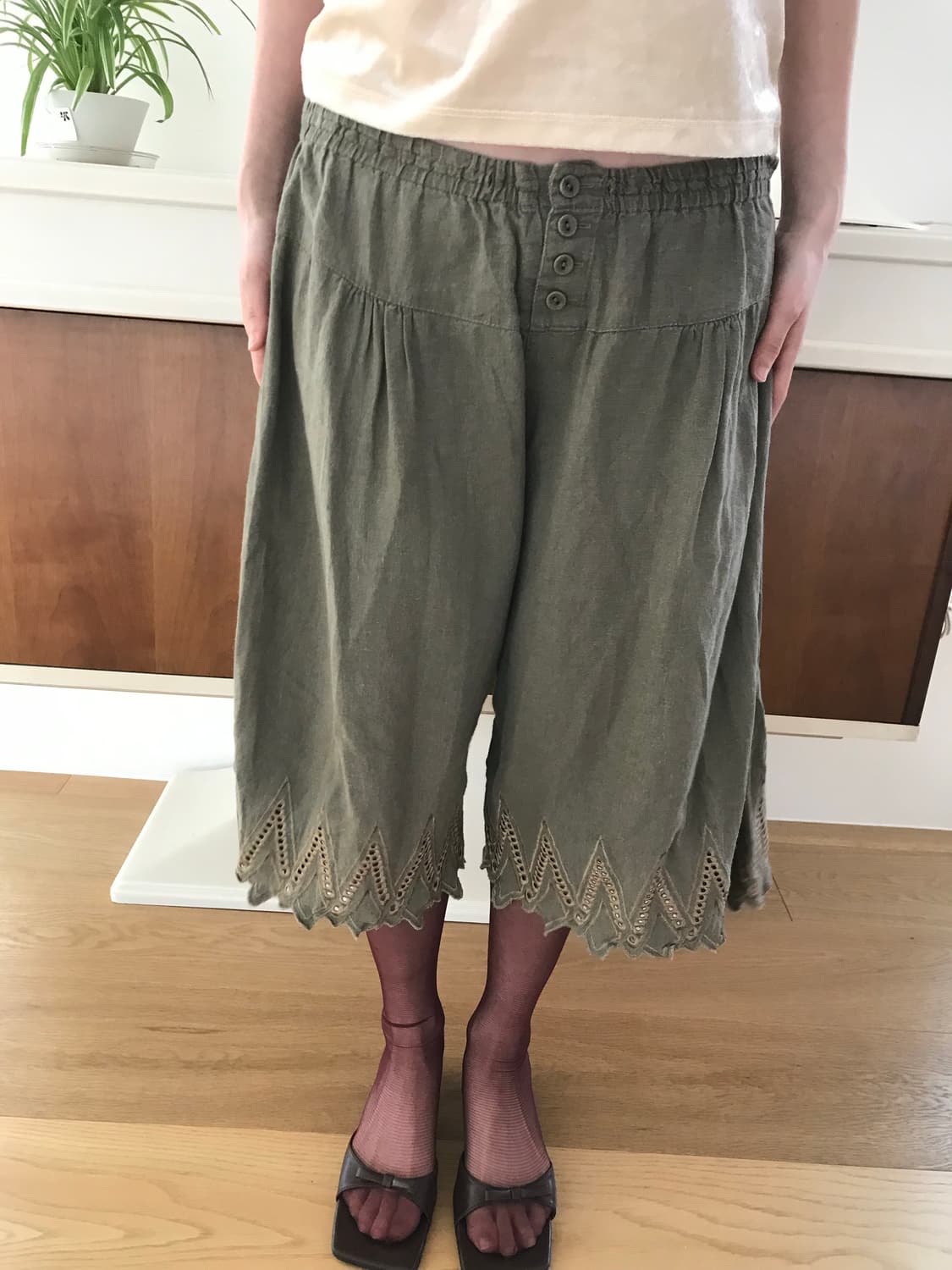 vintage lace button pants 상품이미지1